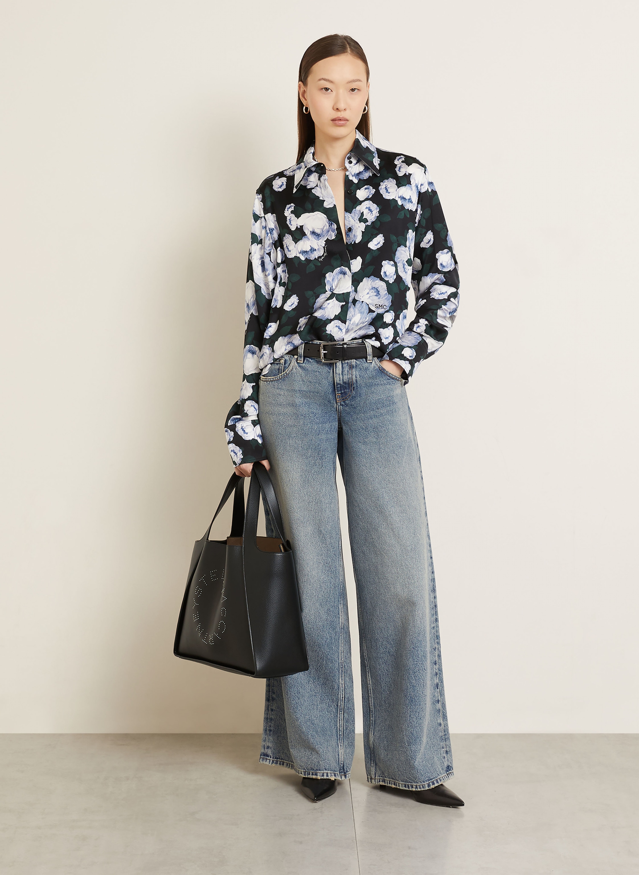 Thumbnail - Stella Mccartney Shopper Mit Pouch schwarz