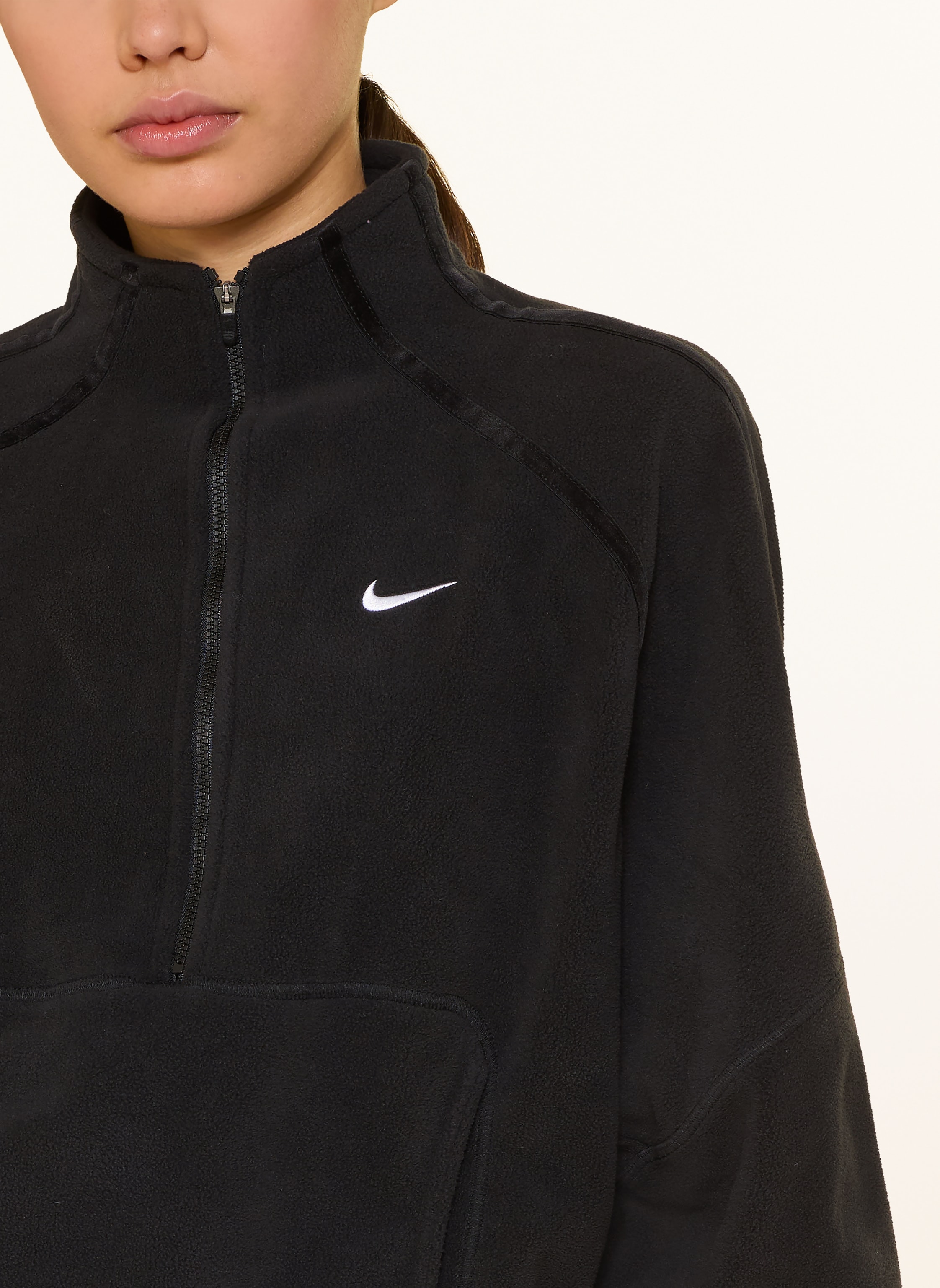 Thumbnail - Nike Fleece-Troyer One schwarz