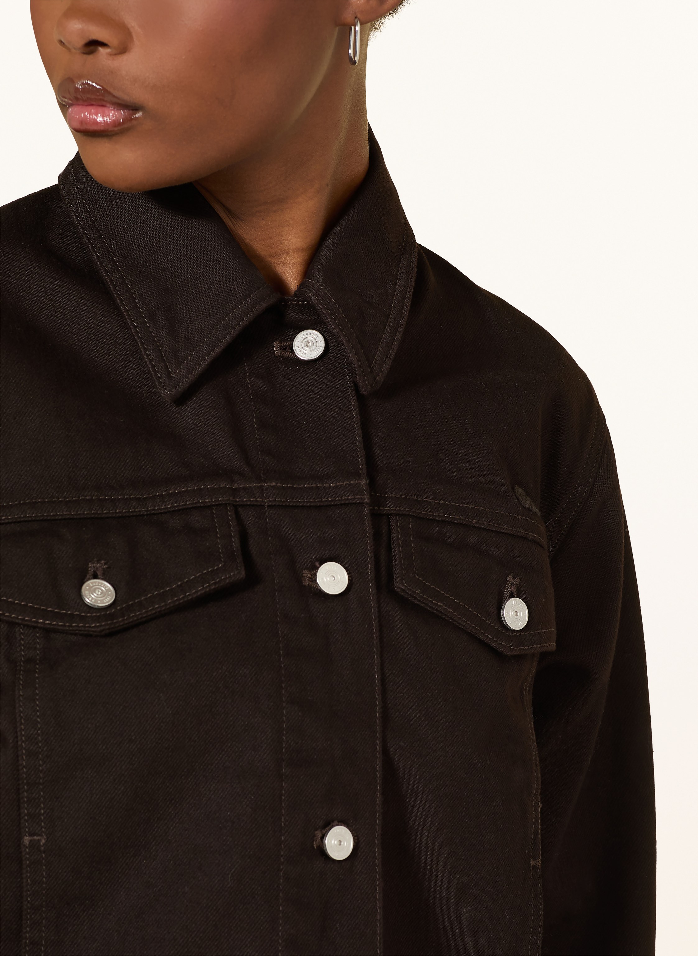 Thumbnail - Lacoste Jeansjacke braun