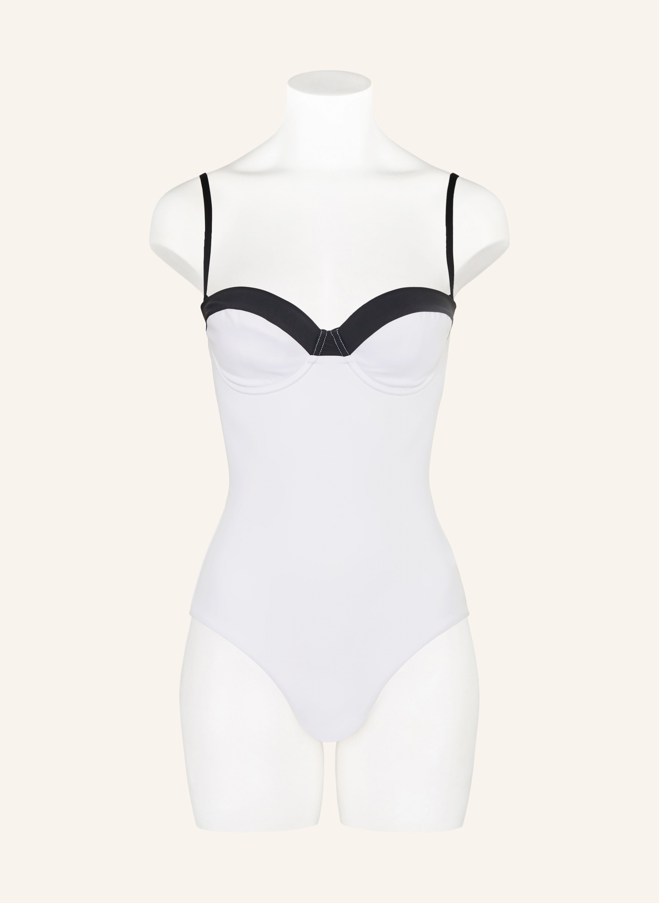 Thumbnail - Jets Australia Bandeau-Badeanzug Eternal weiss