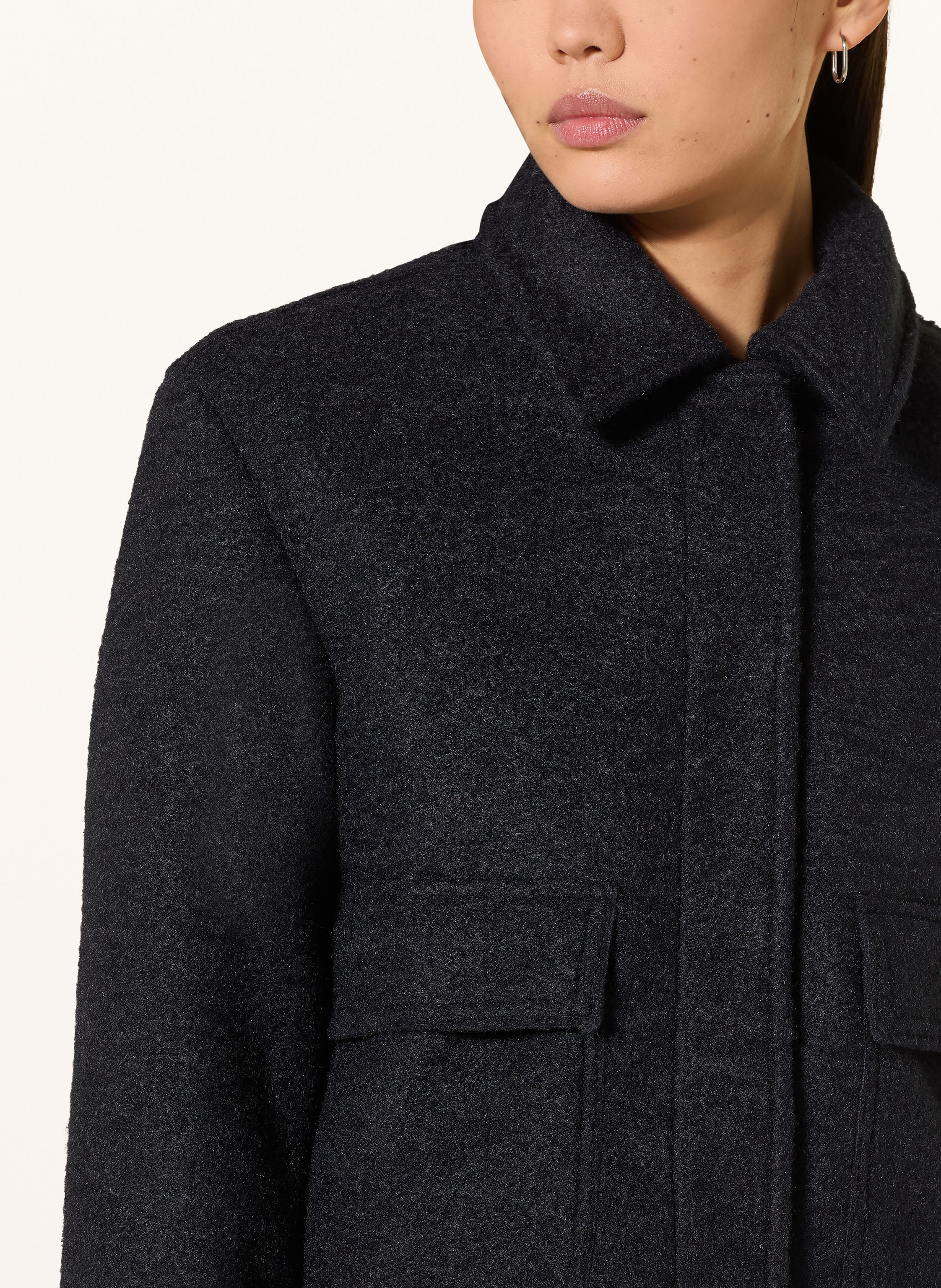 Thumbnail - Only Bouclé-Blouson blau