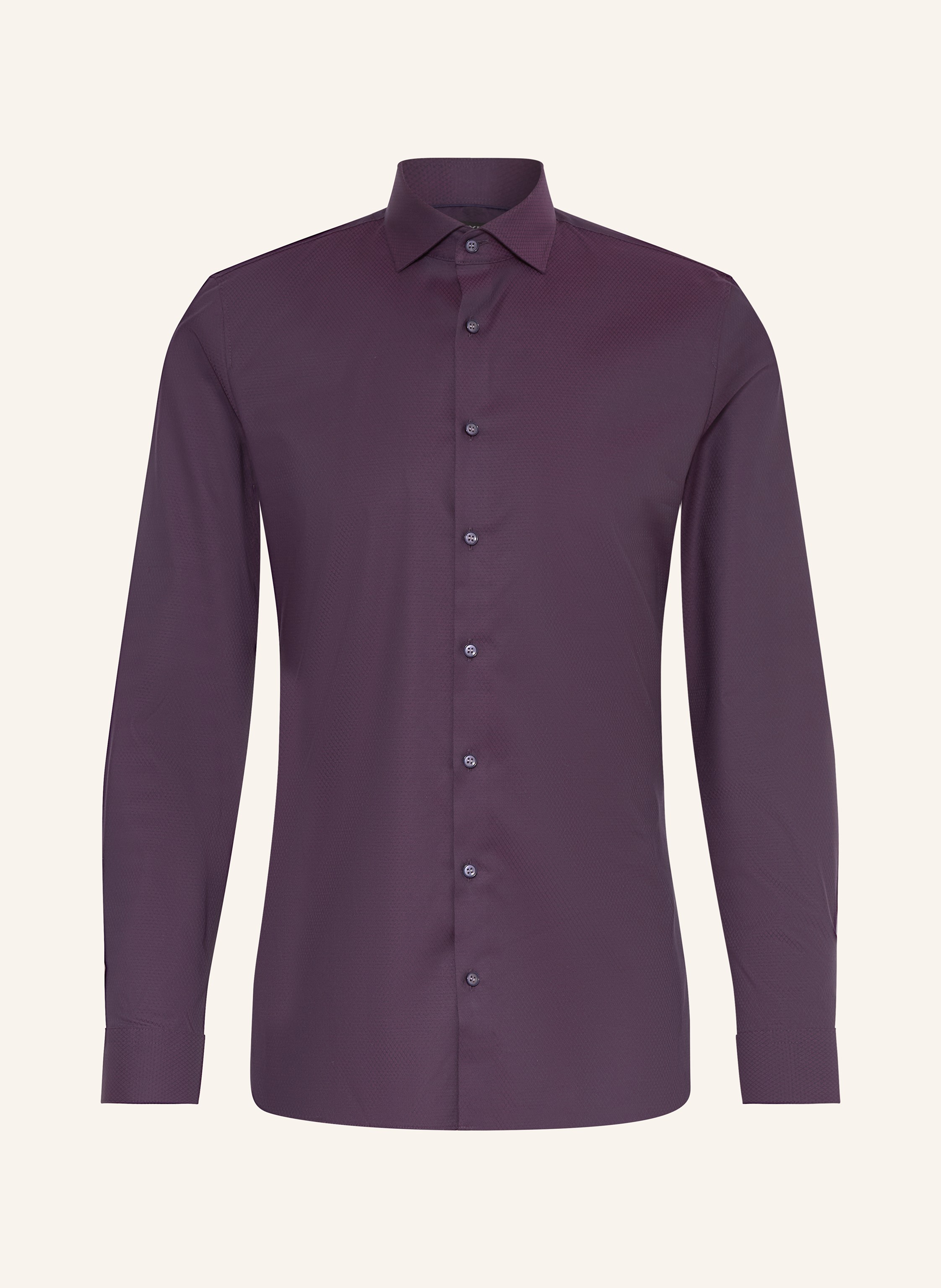 Olymp Hemd No. Six Super Slim lila