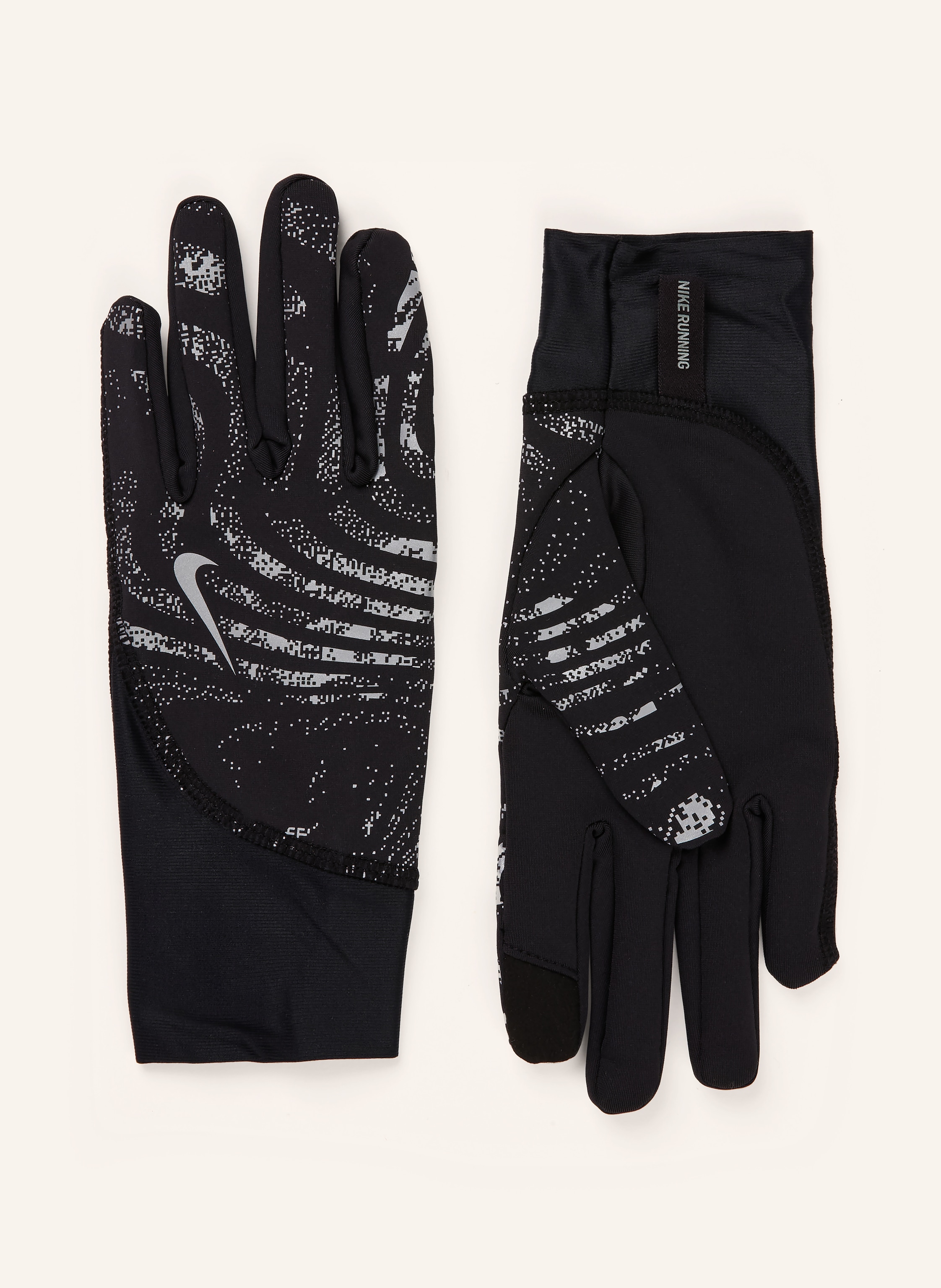 Nike Nike Multisport-Handschuhe Pacer Midweight Rg Mit Touchscreen-Funktion schwarz in SCHWARZ