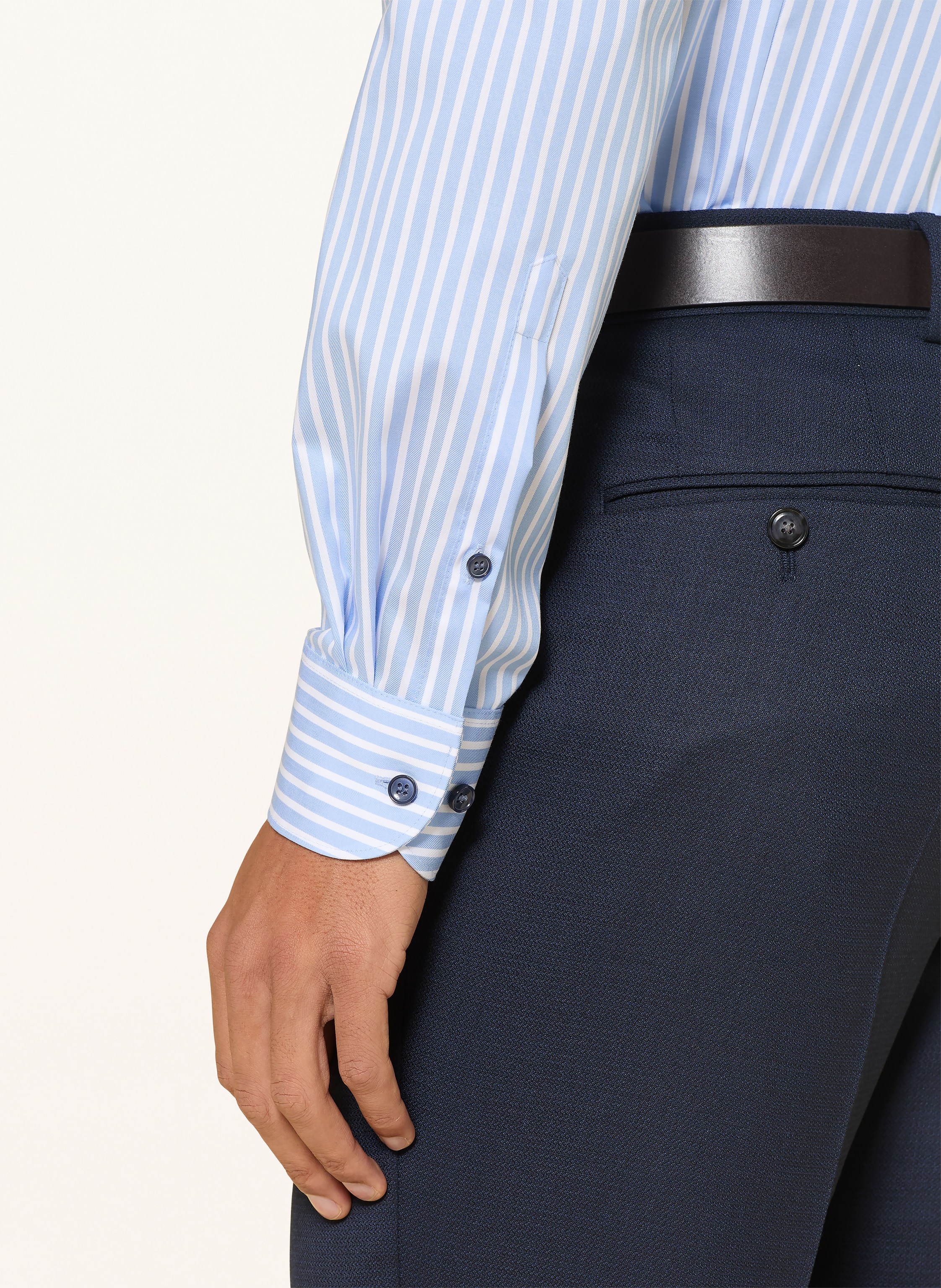 Thumbnail - Olymp Hemd Body Fit blau