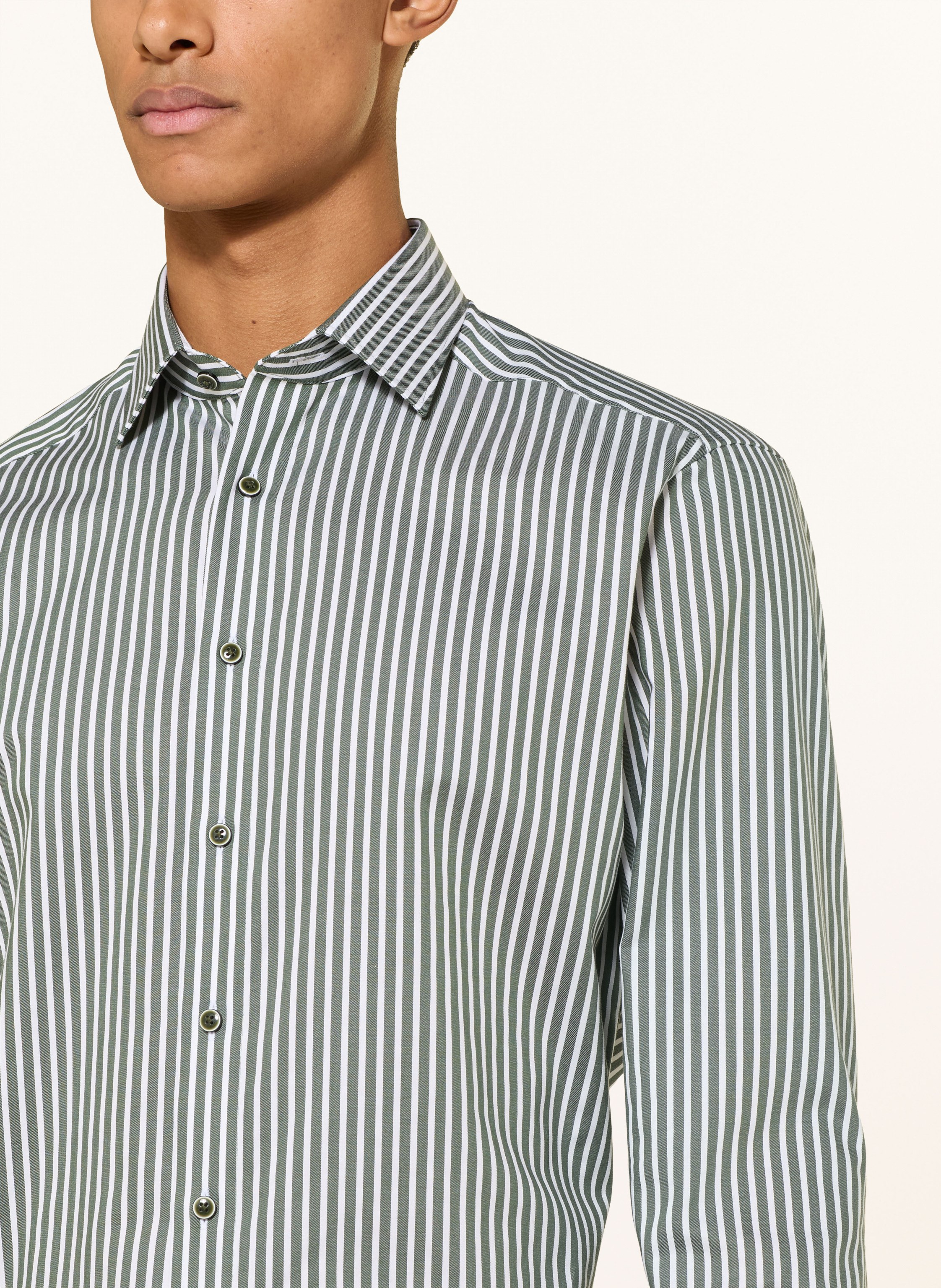 Thumbnail - Olymp Hemd Modern Fit gruen