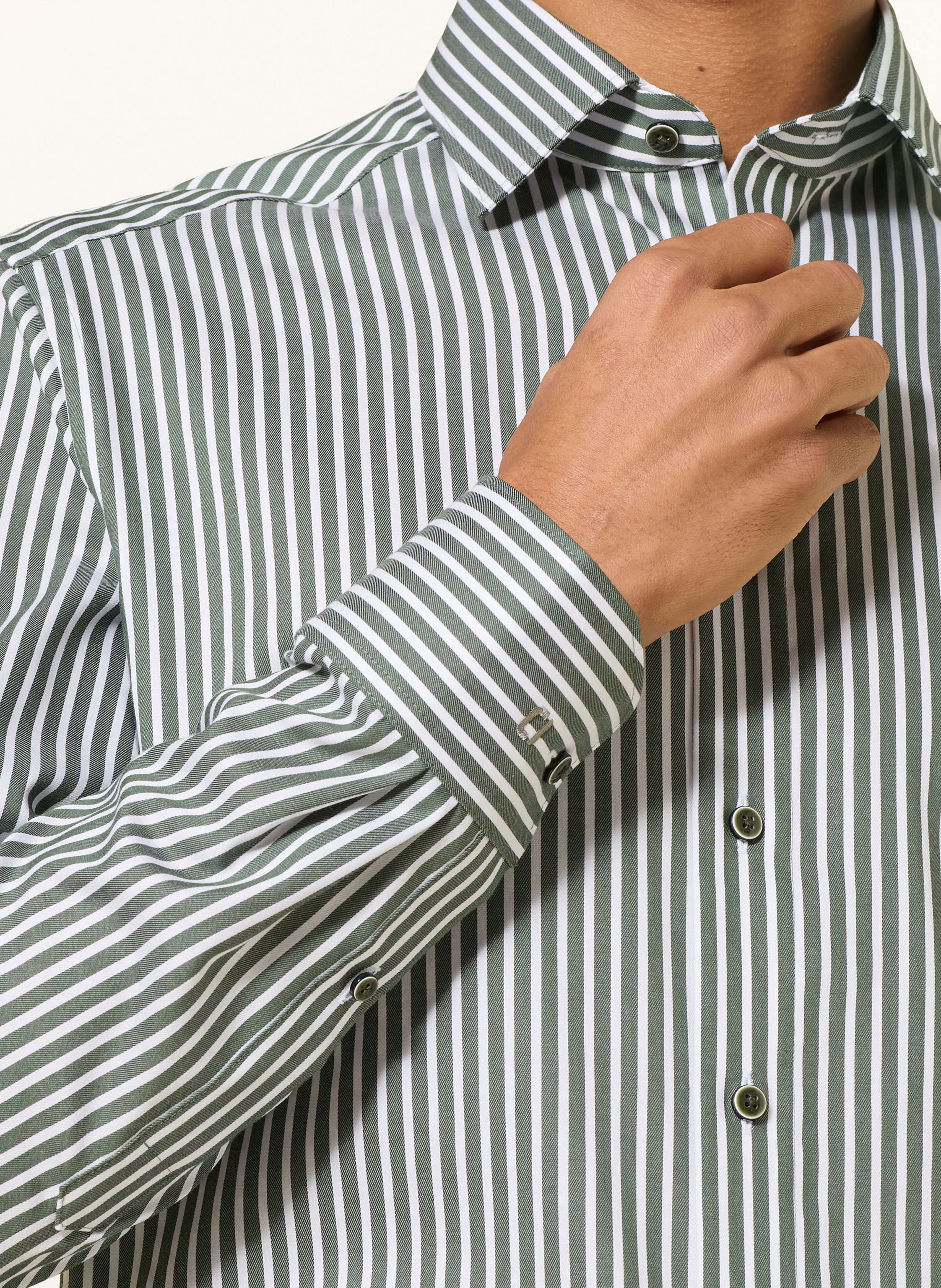 Thumbnail - Olymp Hemd Modern Fit gruen