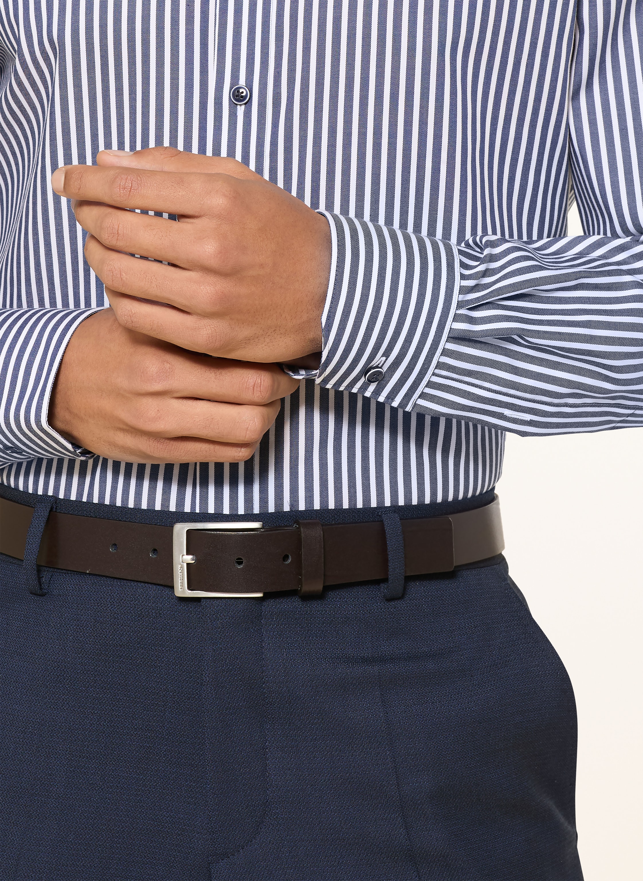 Thumbnail - Olymp Hemd Modern Fit blau