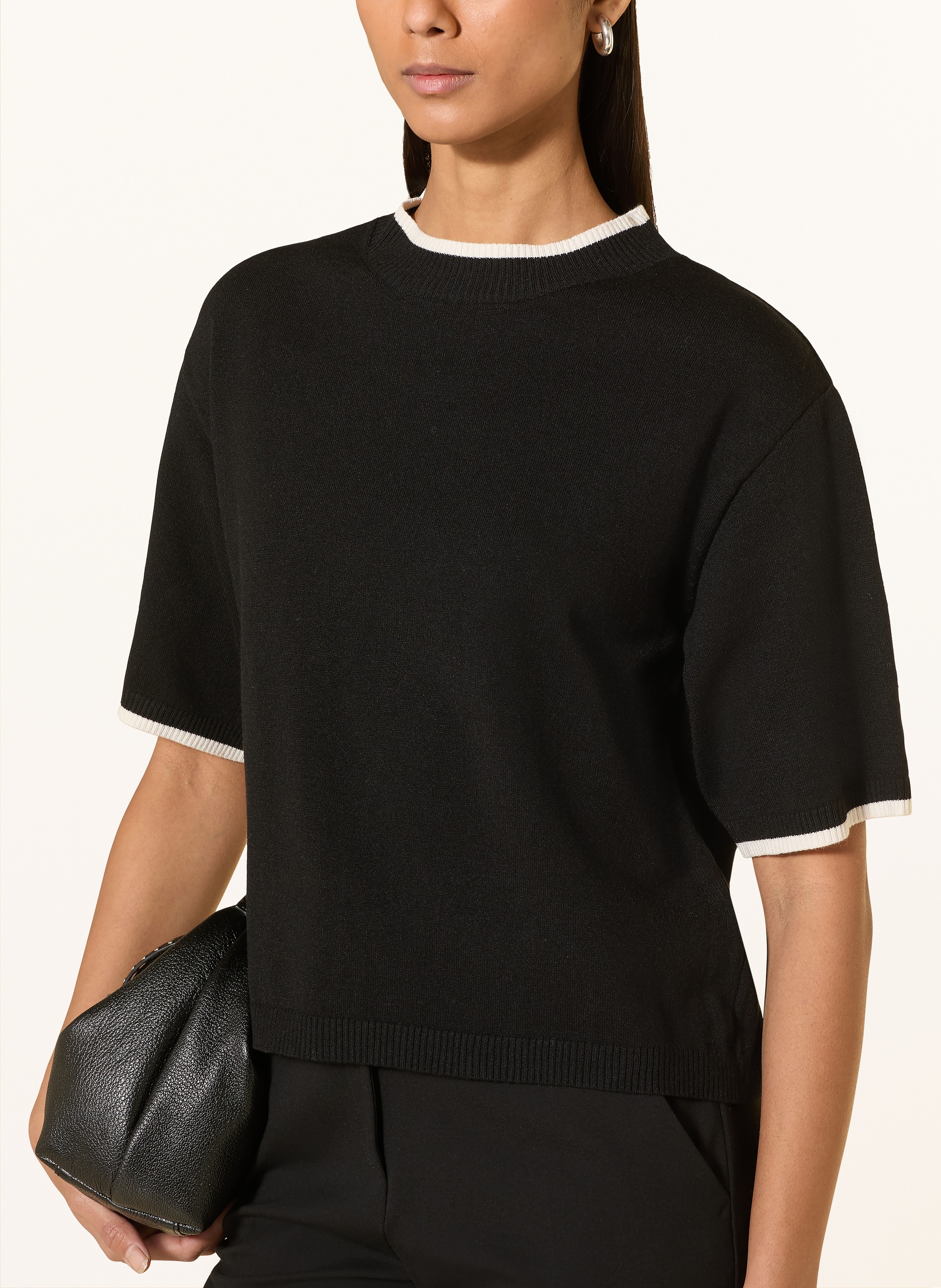 Thumbnail - More & More Strickshirt schwarz