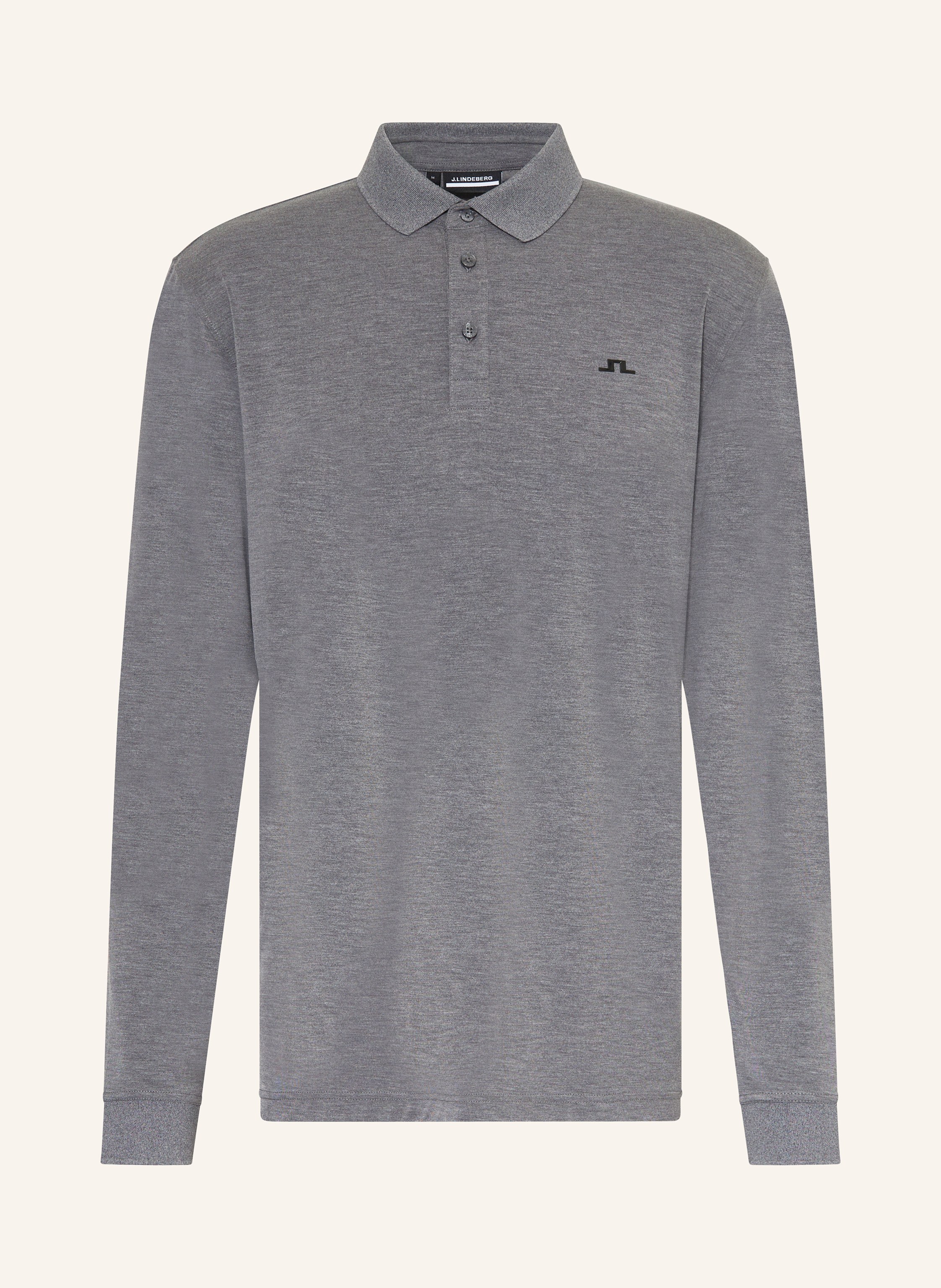 J.Lindeberg Funktions-Poloshirt grau