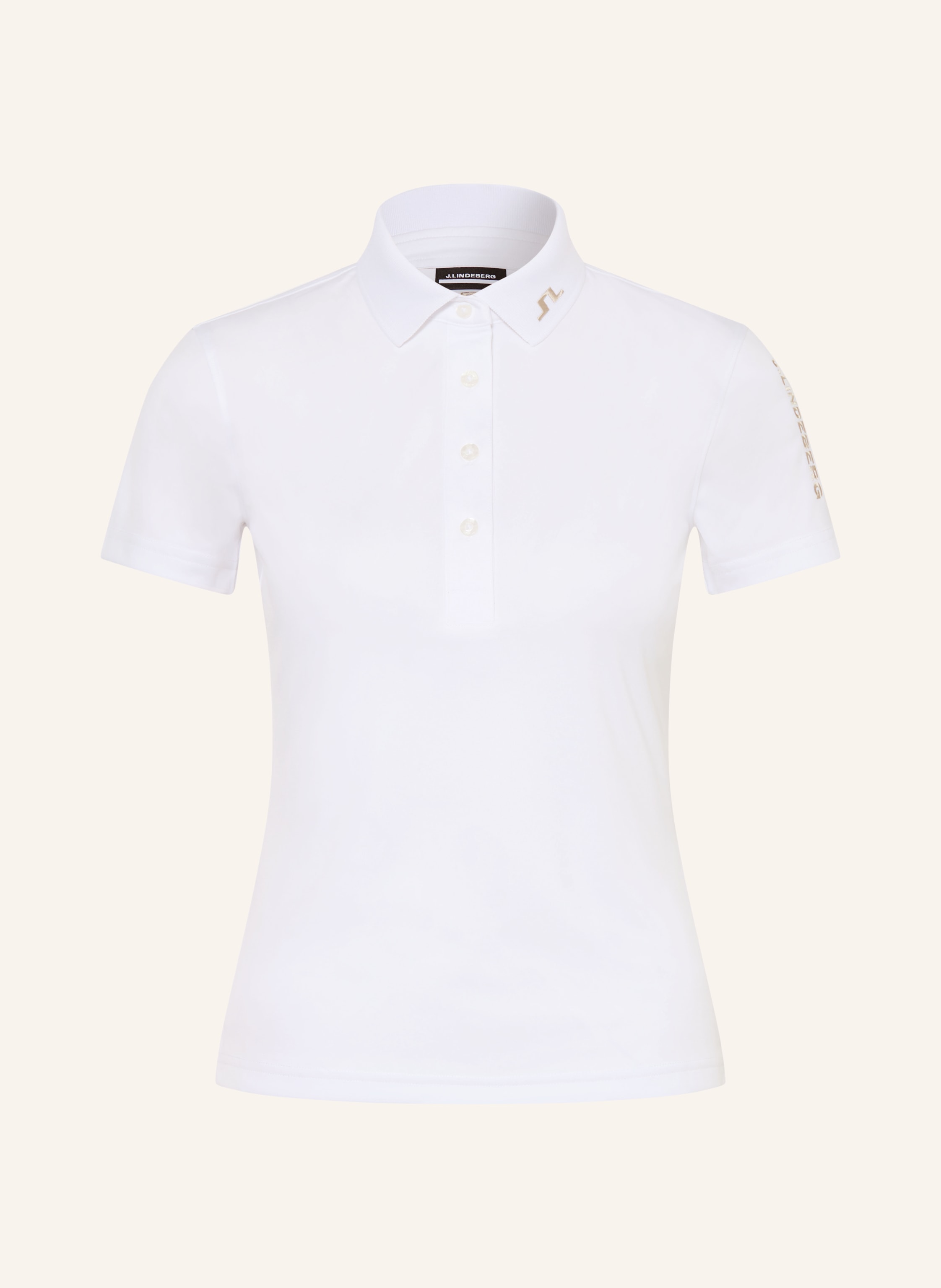 J.Lindeberg Funktions-Poloshirt weiss