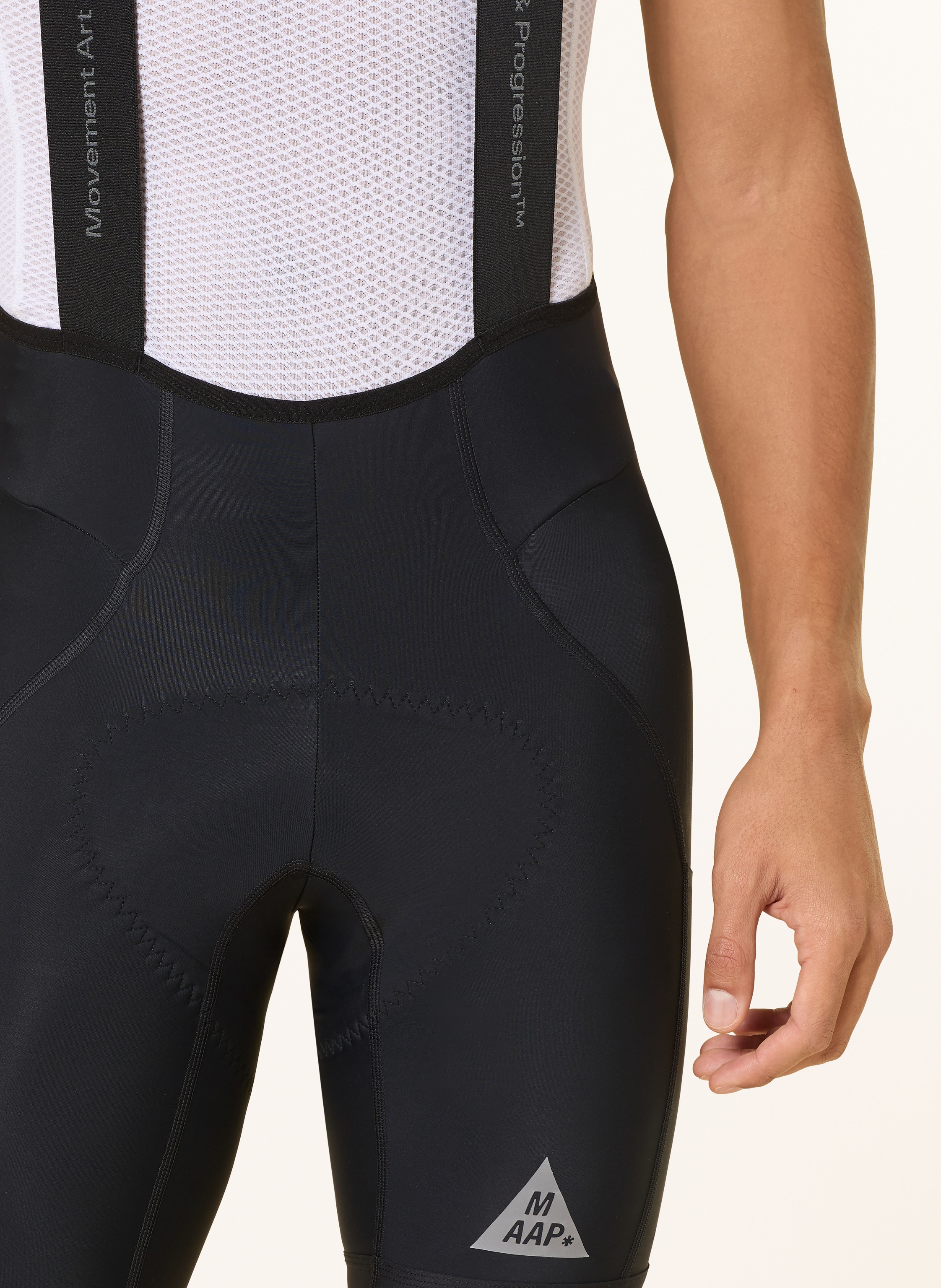 Thumbnail - Maap Radhose Drome Team Mit Trägern Und Gepolstertem Einsatz schwarz