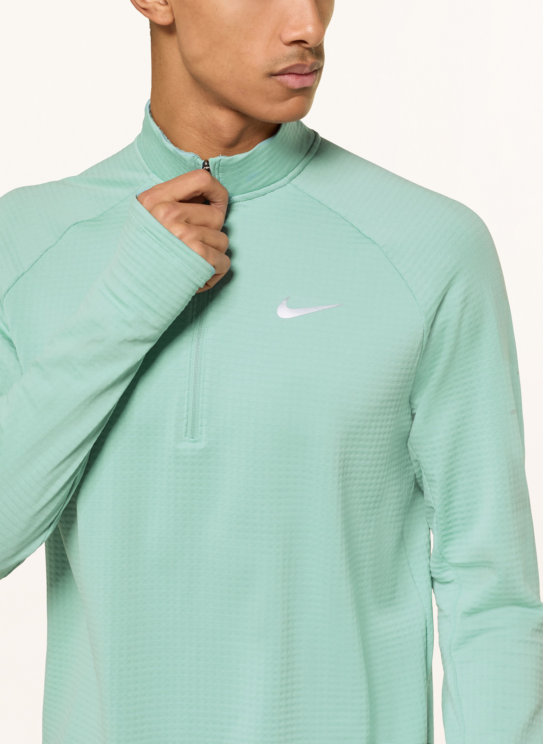 Thumbnail - Nike Laufshirt Stride gruen