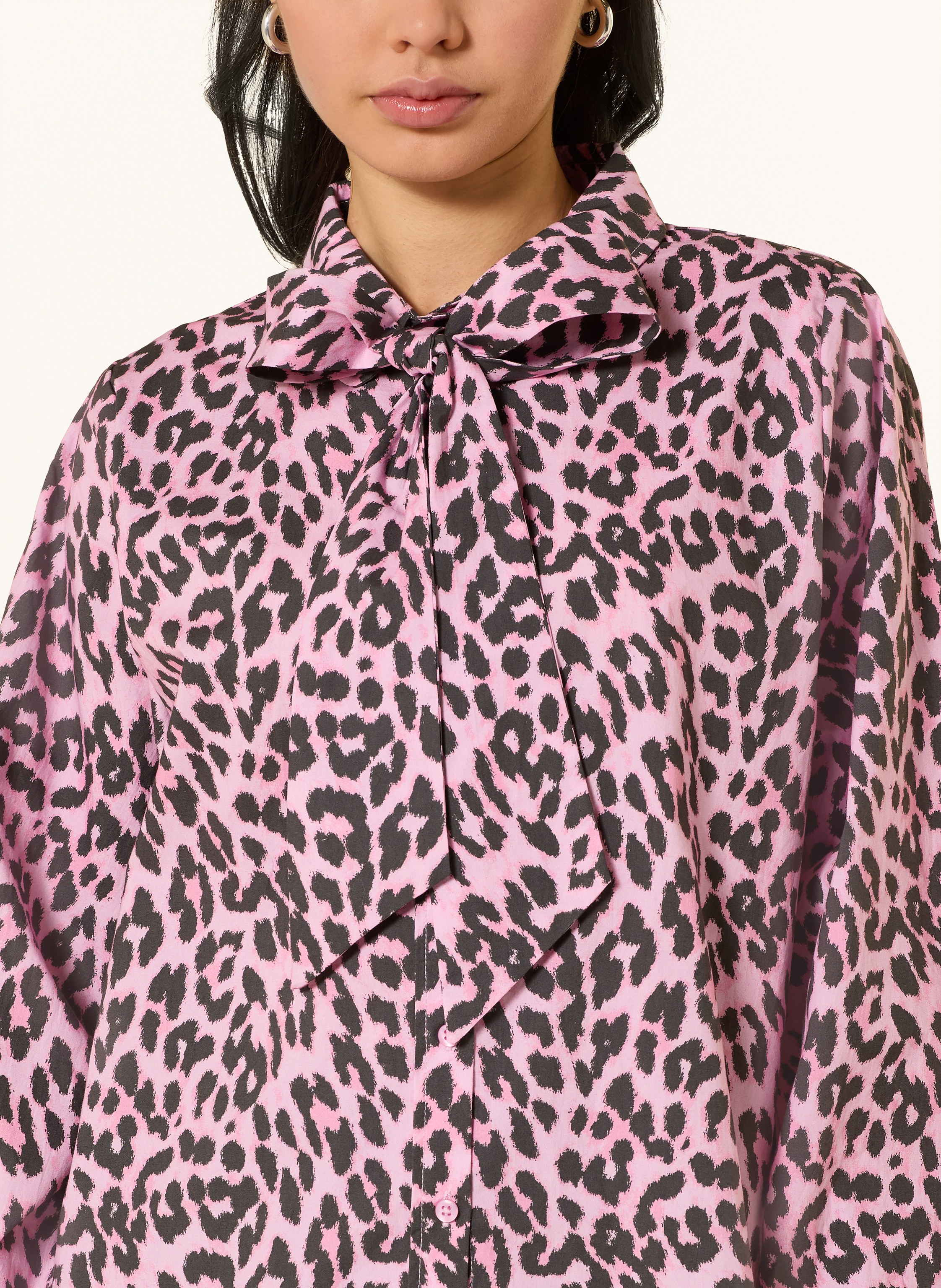 Thumbnail - Lollys Laundry Hemdbluse Elliell Mit Abnehmbarer Schluppe rosa