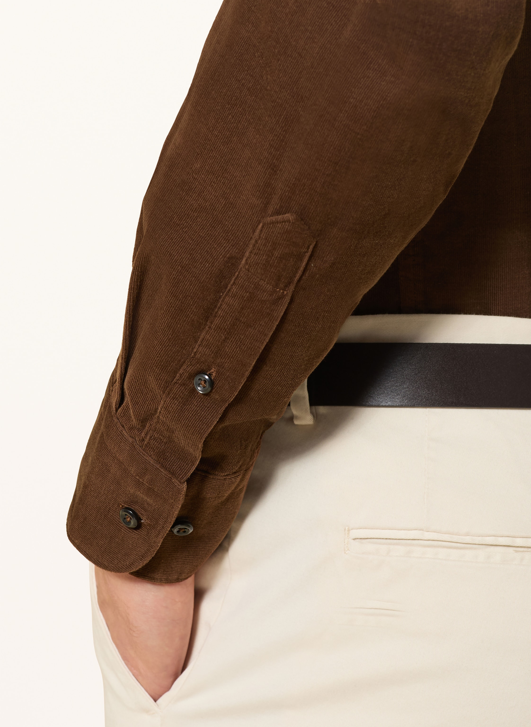 Thumbnail - 1863 By Eterna Cordhemd Modern Fit beige