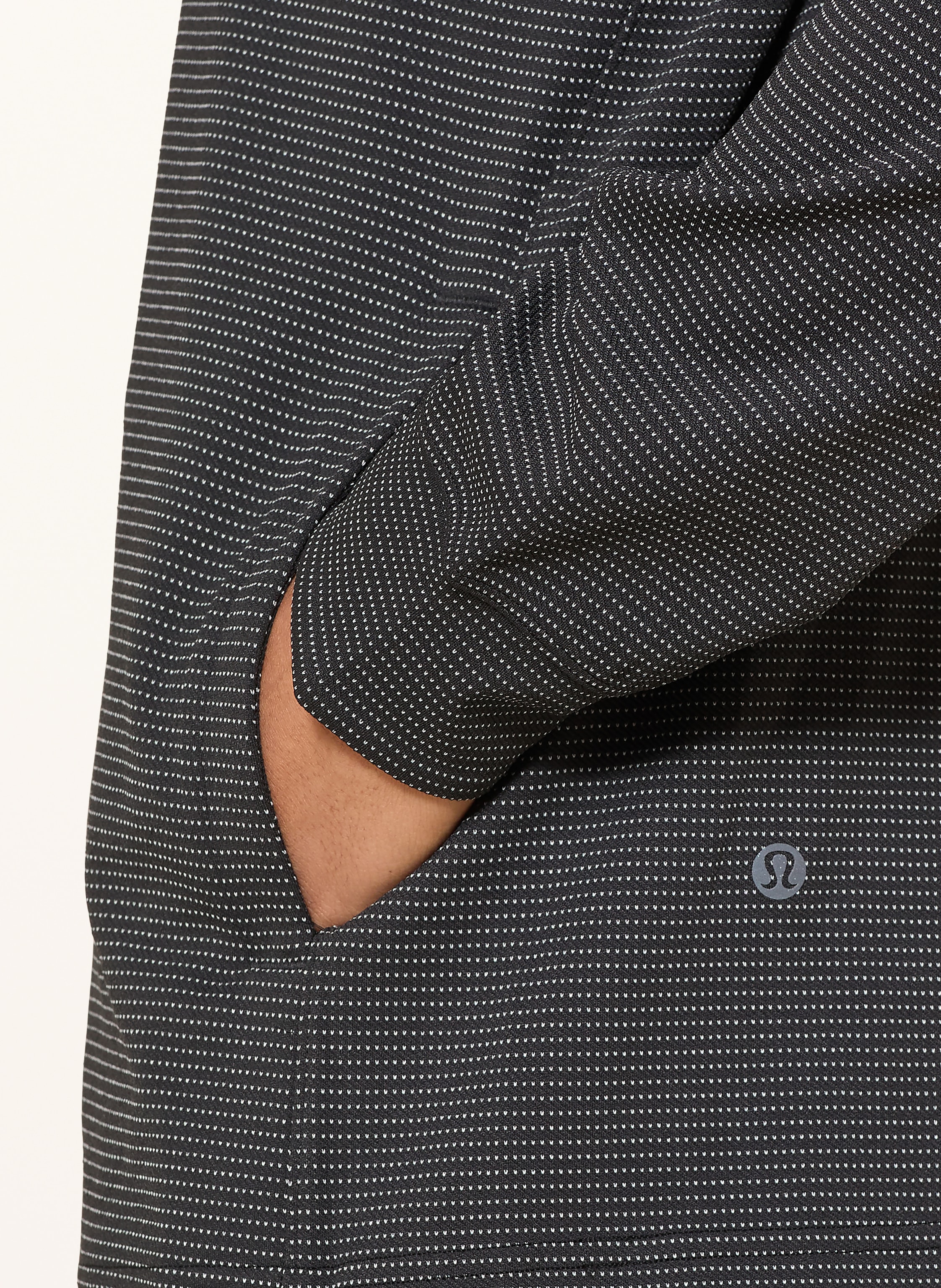 Thumbnail - Lululemon Laufshirt Reflective Knit Half Zip schwarz