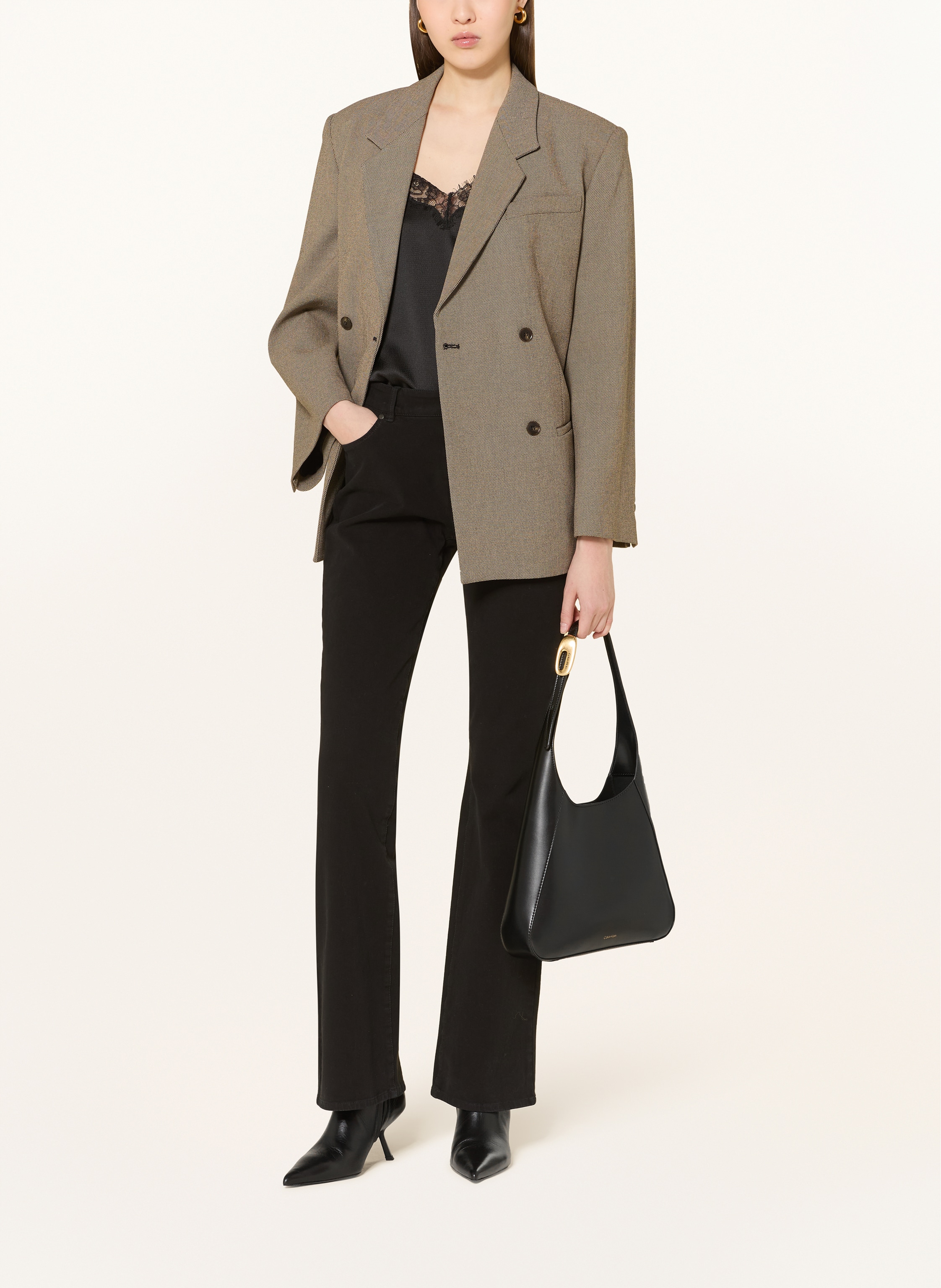 Thumbnail - Calvin Klein Schultertasche Mit Pouch schwarz