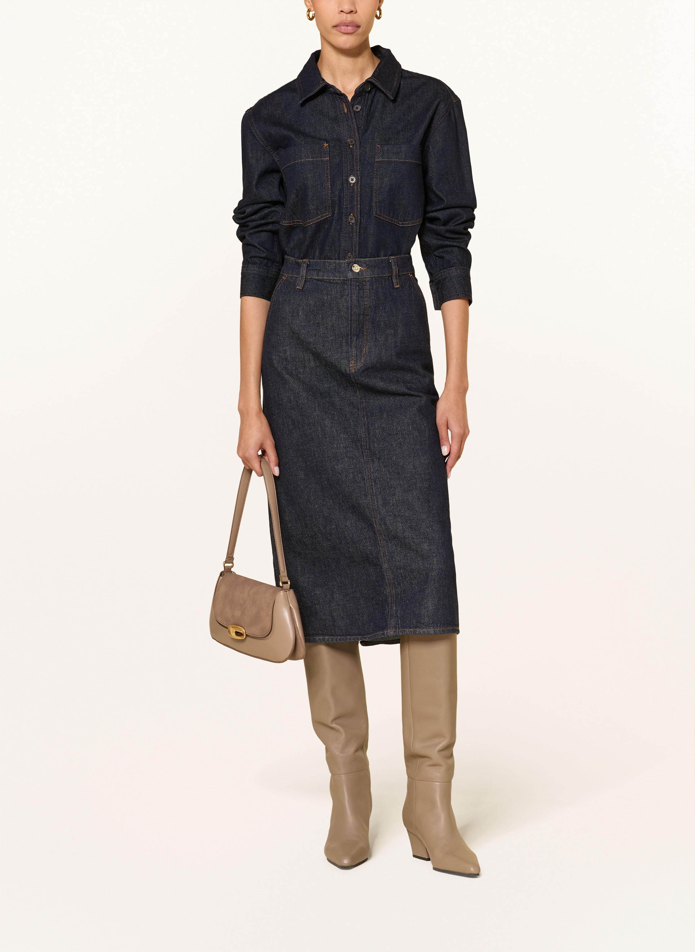 Calvin Klein Schultertasche beige – Bild 2