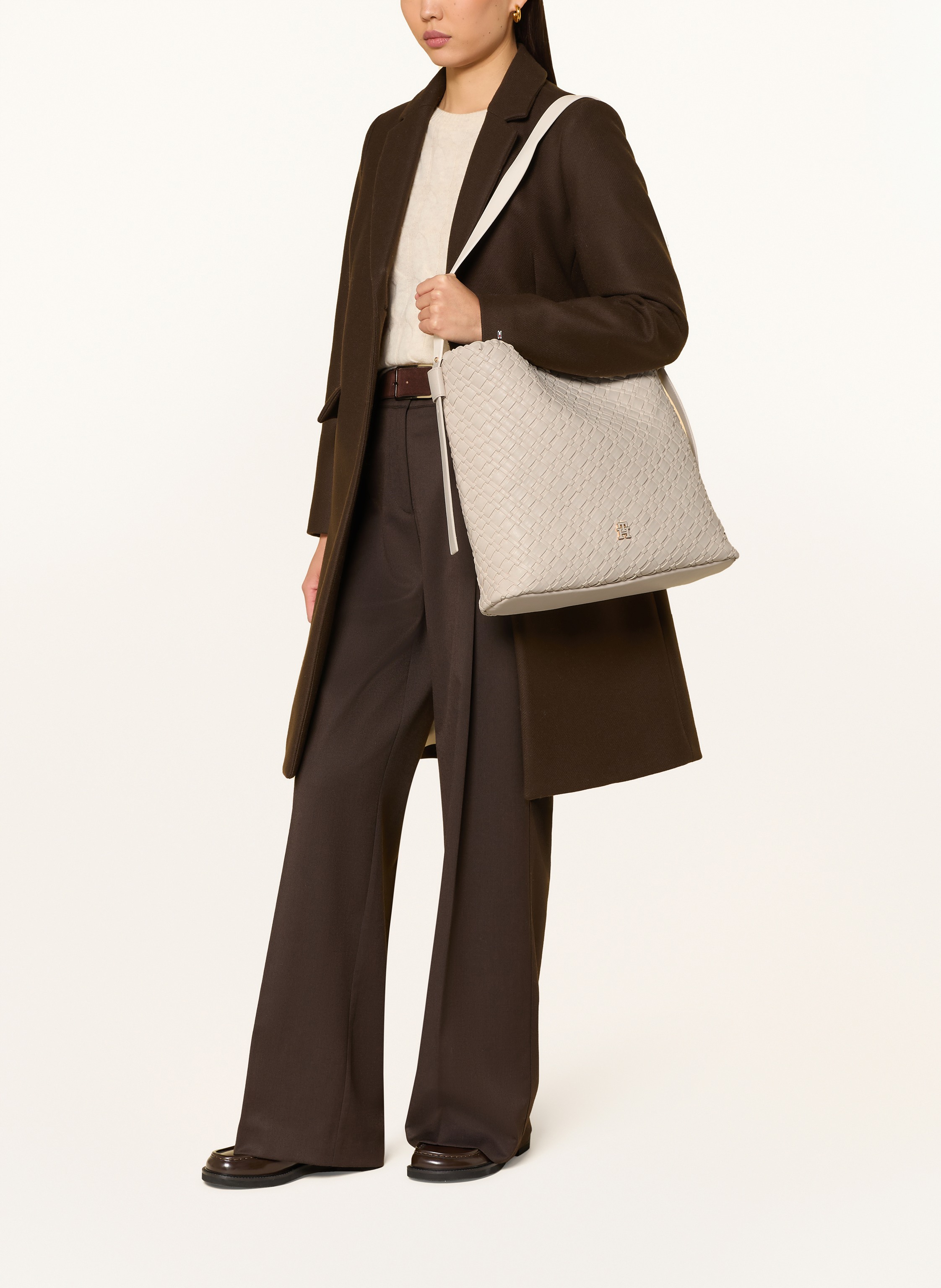 Thumbnail - Tommy Hilfiger Shopper Mit Pouch weiss