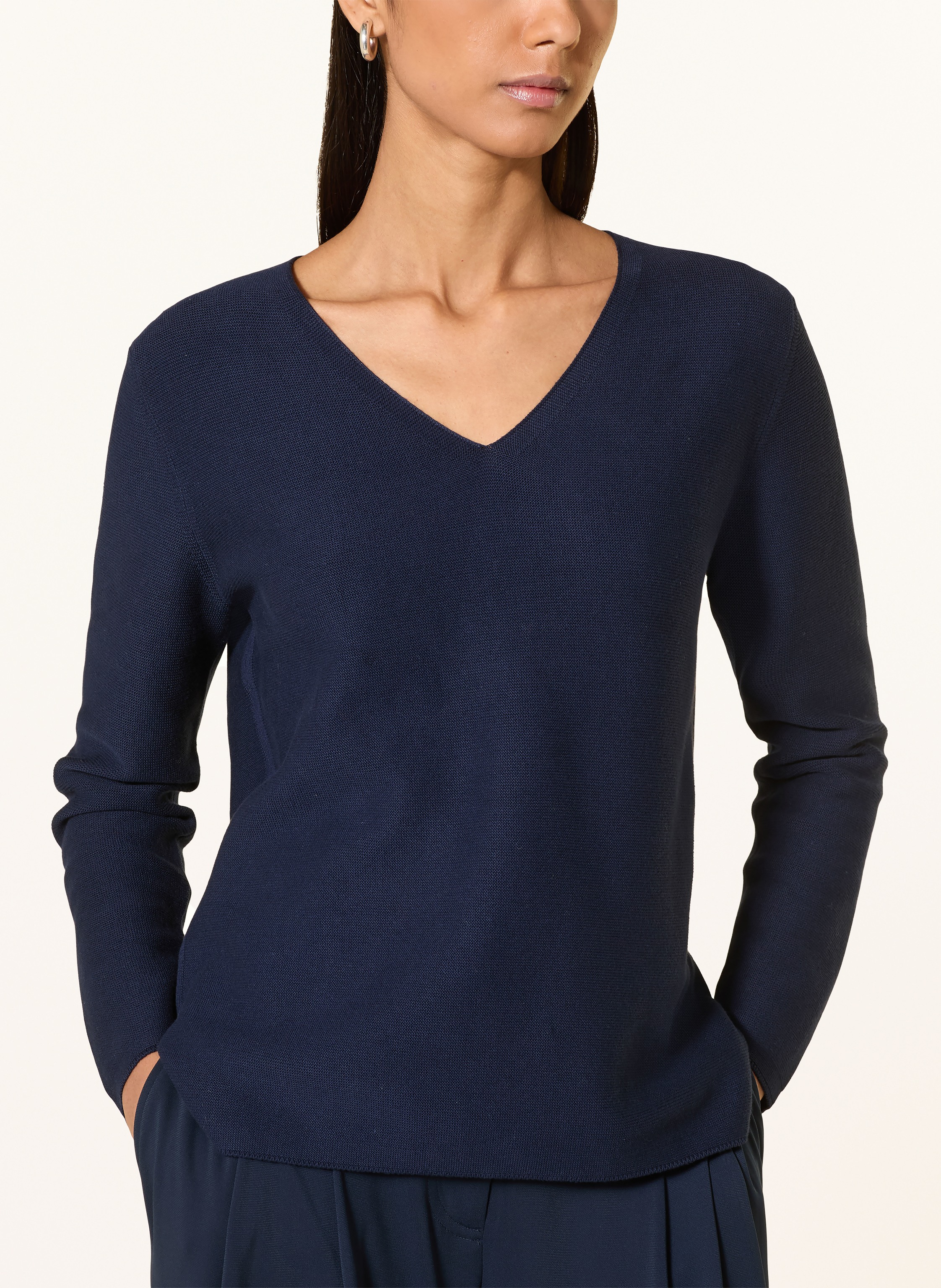 Thumbnail - Darling Harbour Strickbluse blau