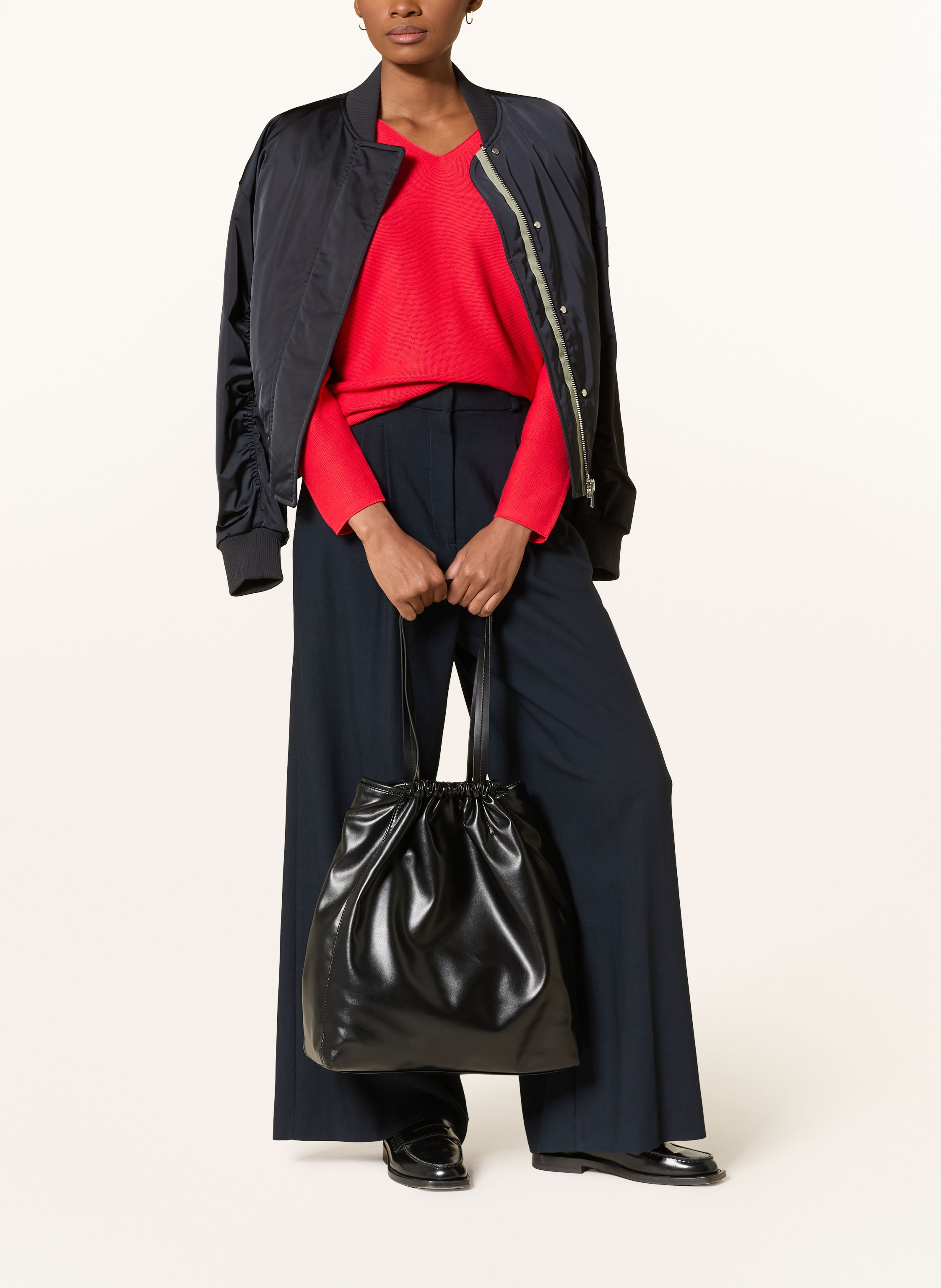 Thumbnail - Darling Harbour Strickbluse rot