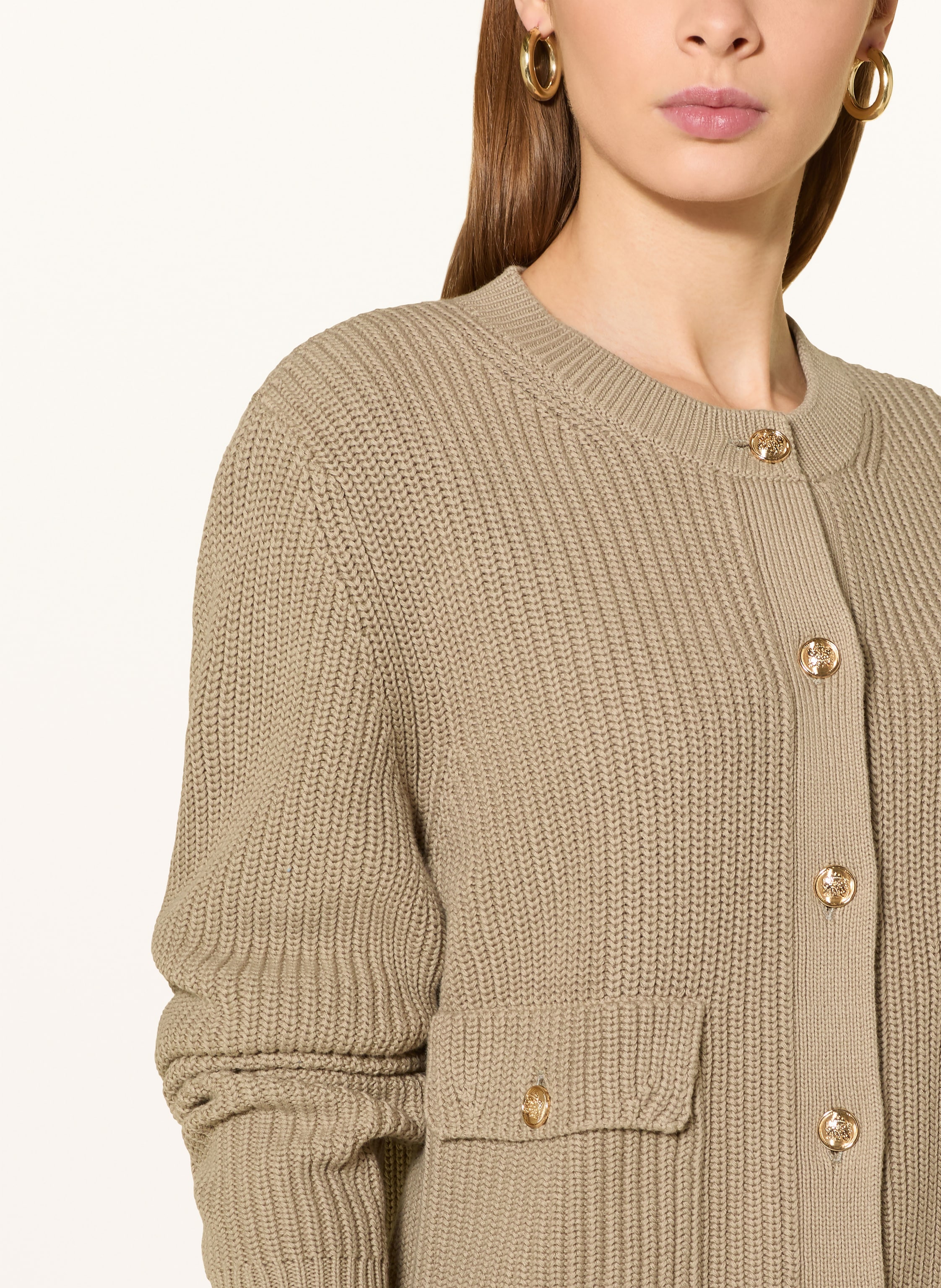 Thumbnail - Darling Harbour Strickjacke beige