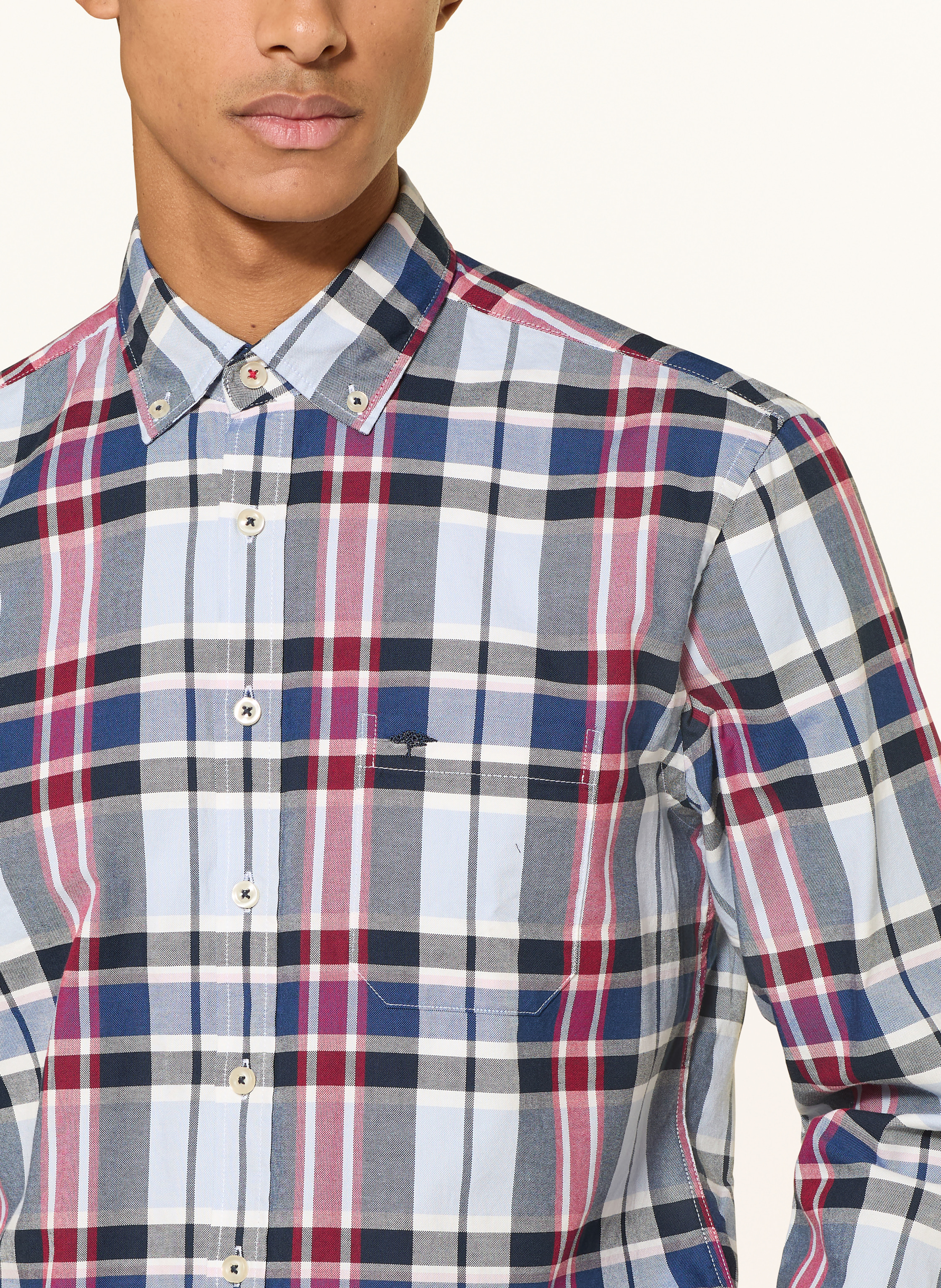 Thumbnail - Fynch-Hatton Hemd Regular Fit blau