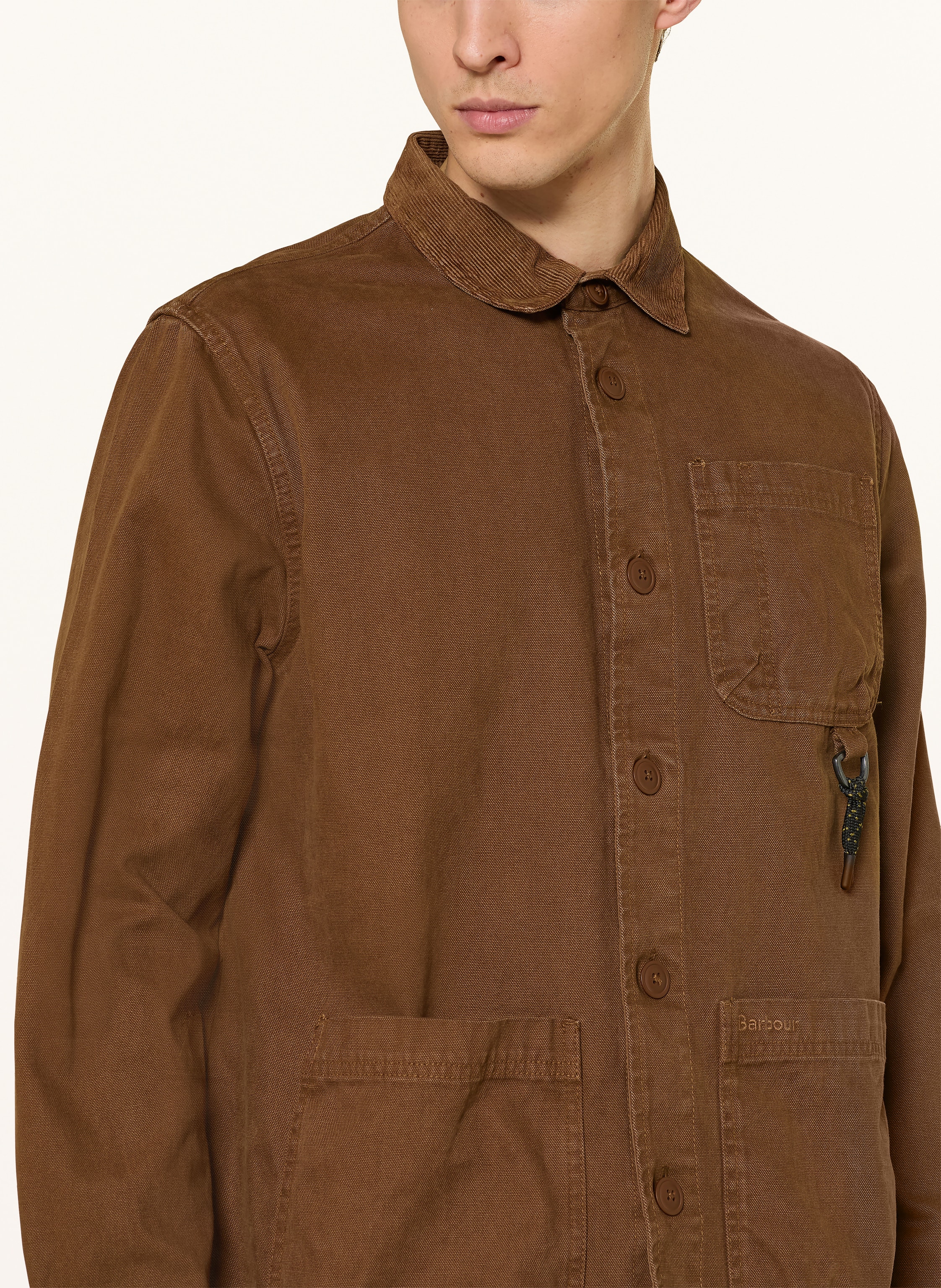 Thumbnail - Barbour Overjacket Bowland braun