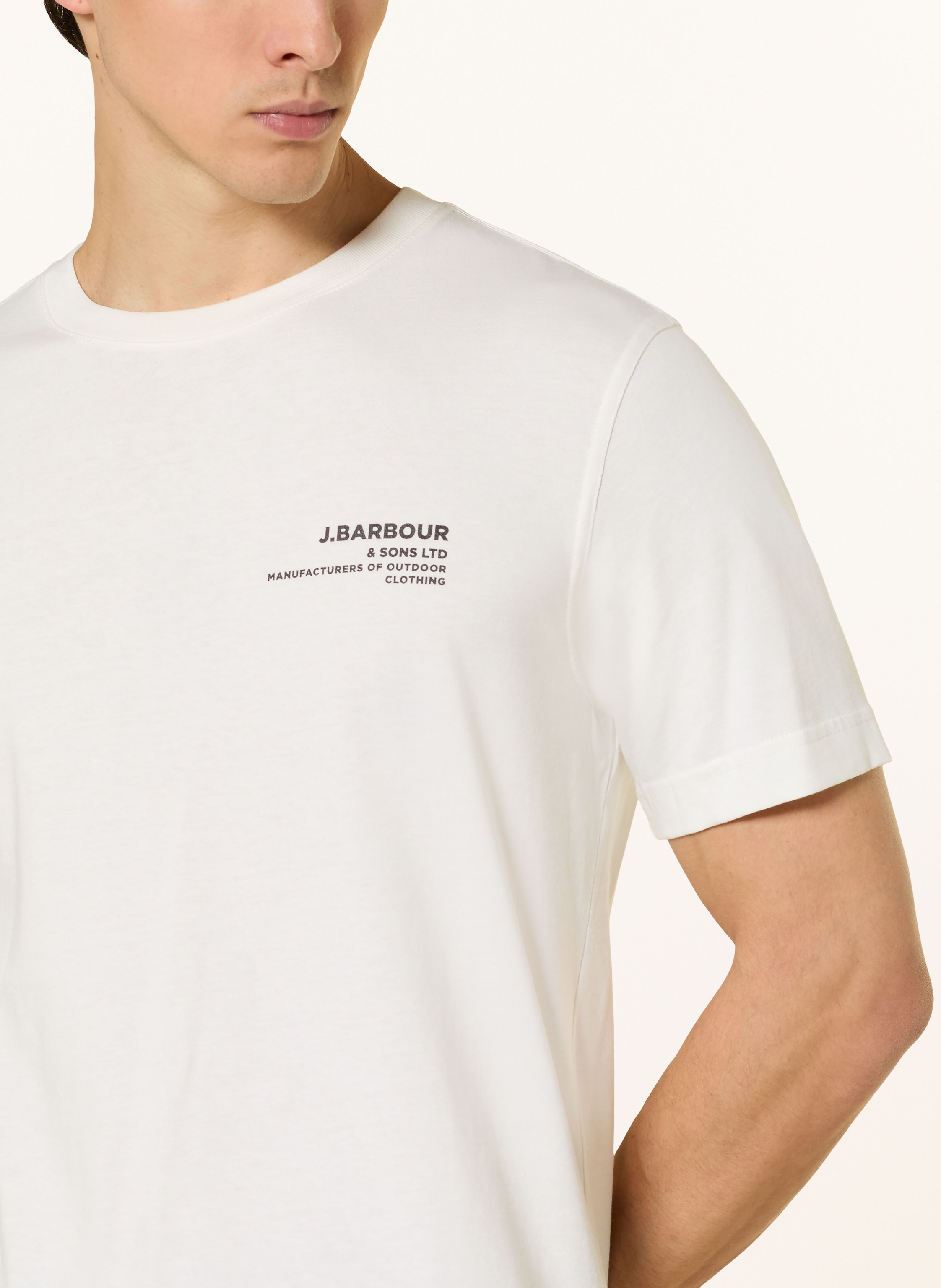Thumbnail - Barbour T-Shirt Parkend weiss
