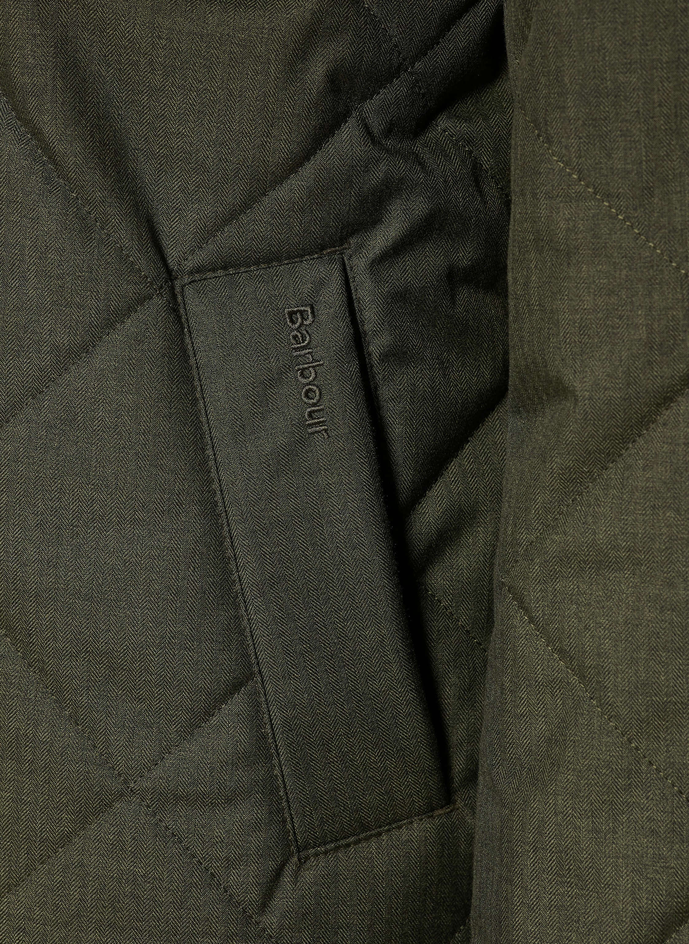 Thumbnail - Barbour Steppjacke Harrington Qlt gruen