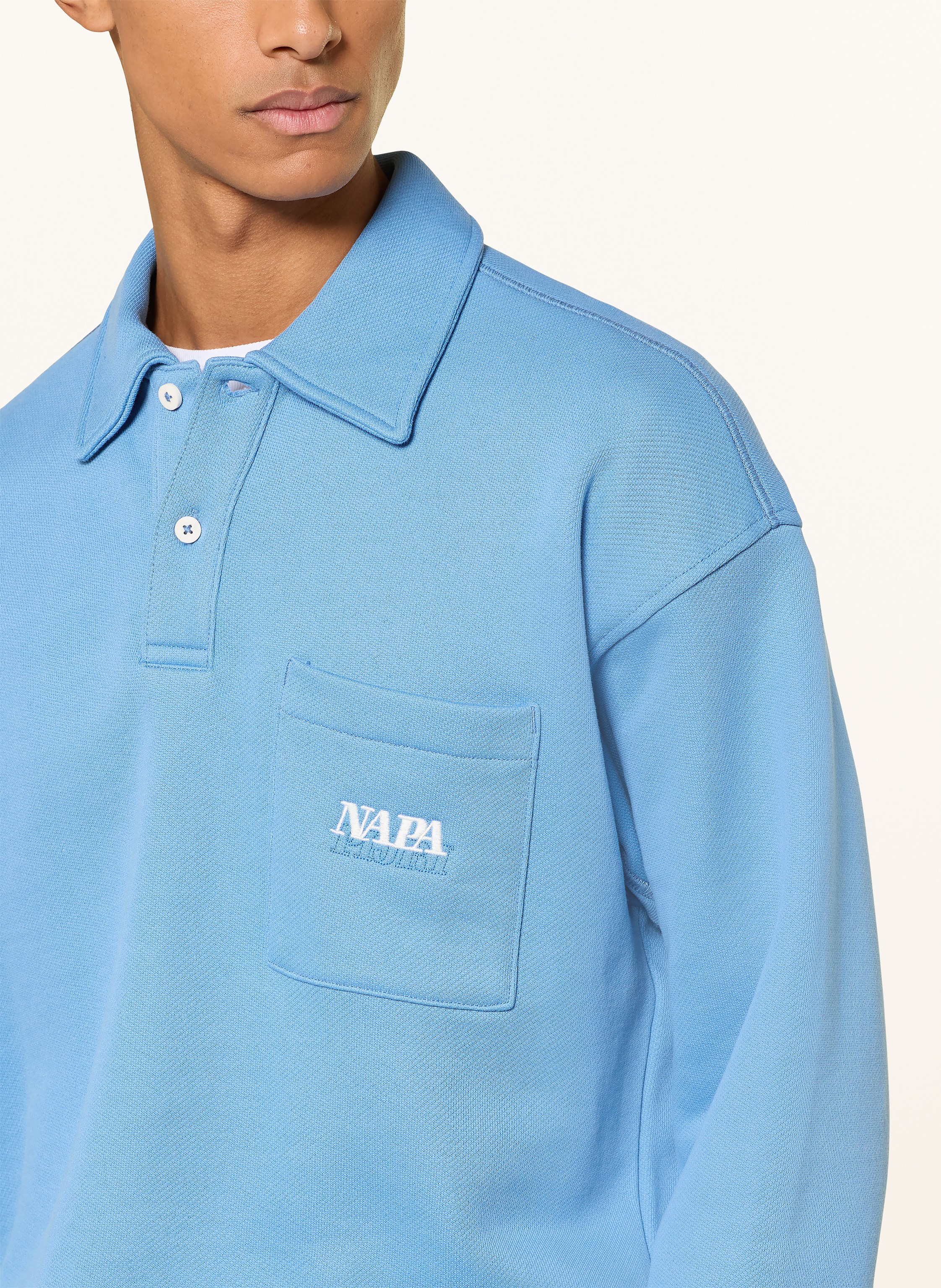 Thumbnail - Napapijri Jersey-Poloshirt Mirrat blau