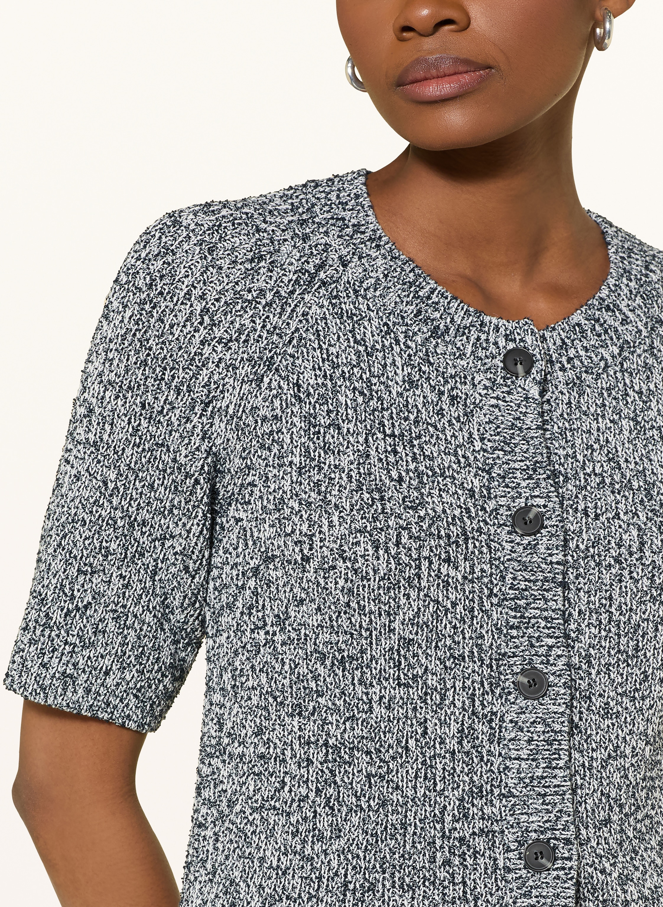 Thumbnail - Opus Strickjacke Dacki grau