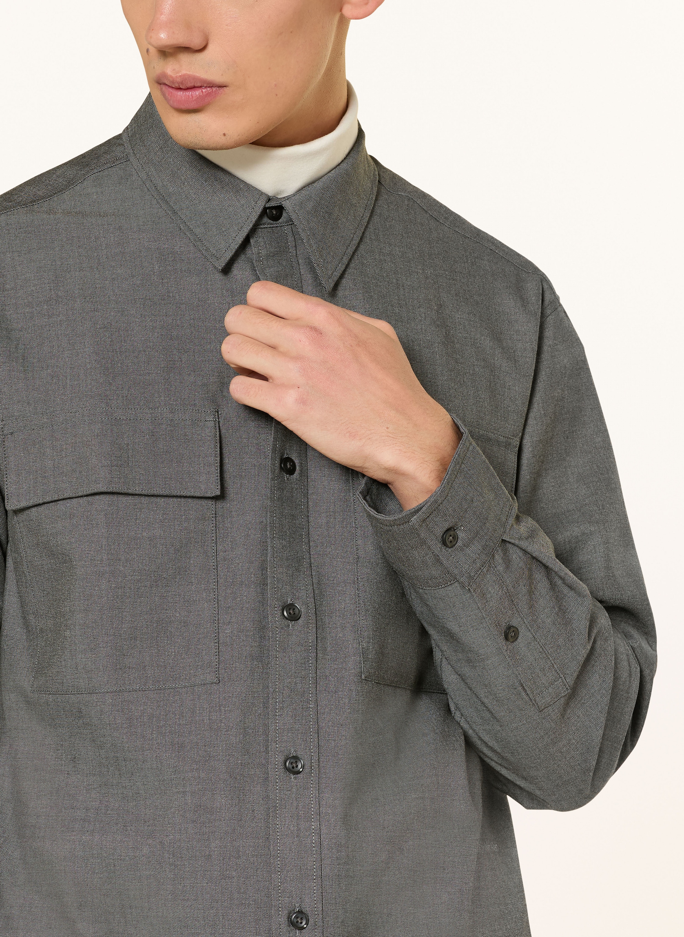 Thumbnail - Calvin Klein Hemd Comfort Fit grau