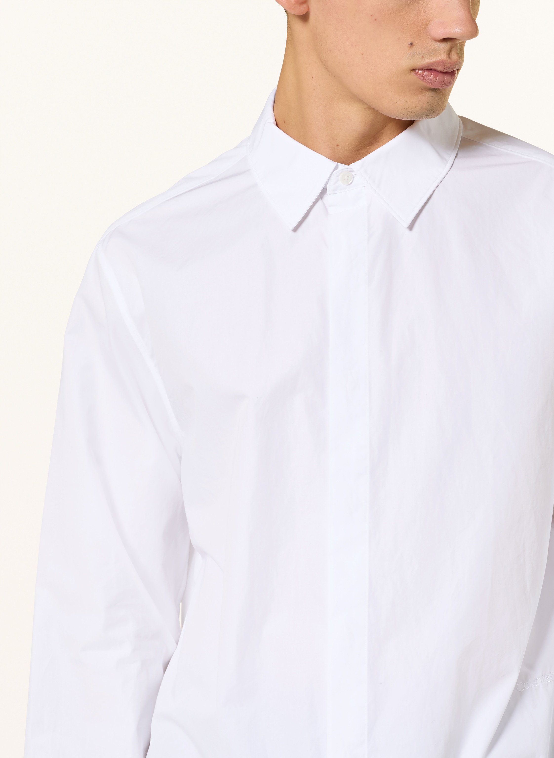 Thumbnail - Calvin Klein Hemd Relaxed Fit weiss