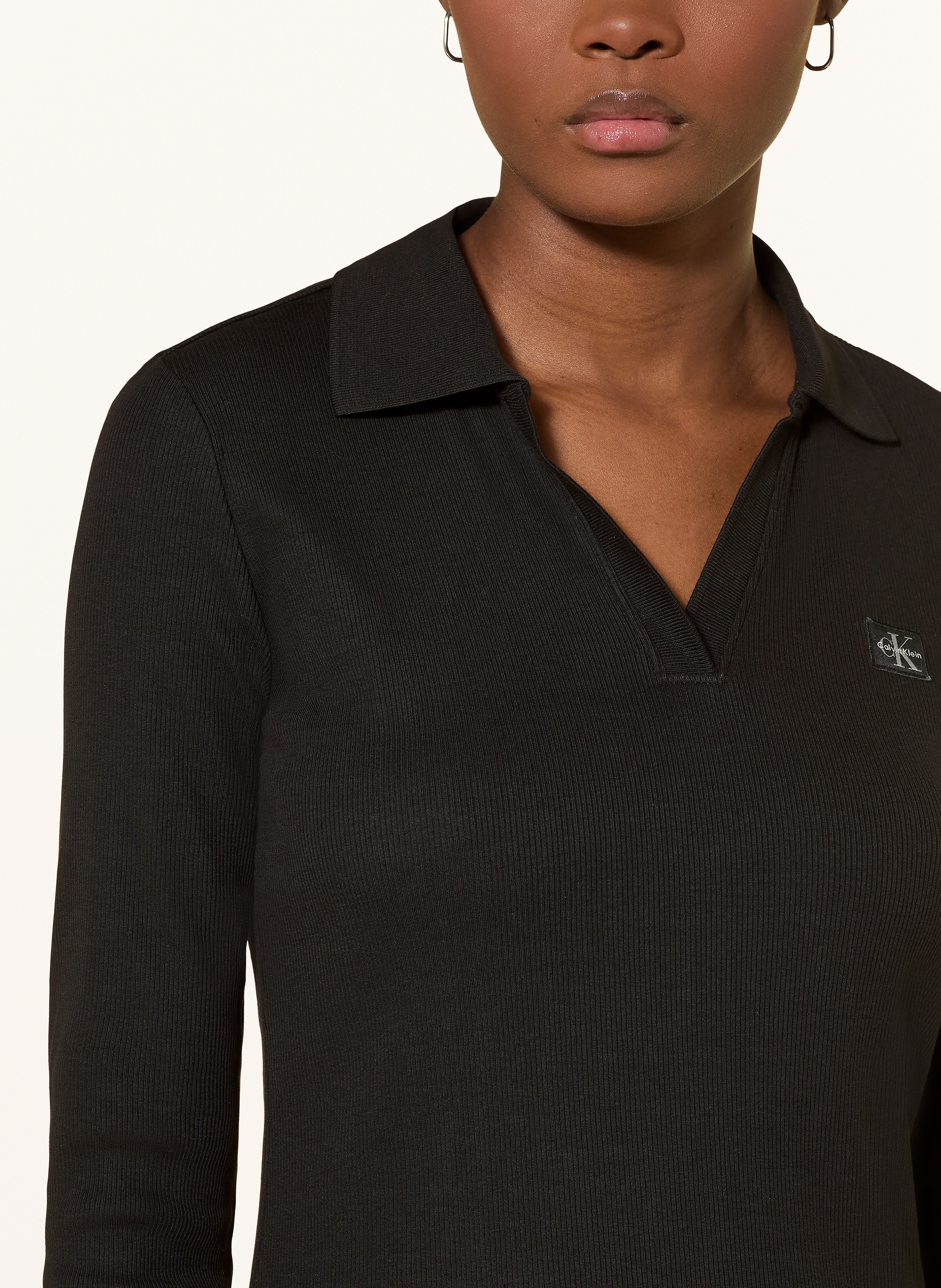 Thumbnail - Calvin Klein Jeans Longsleeve Johnny schwarz