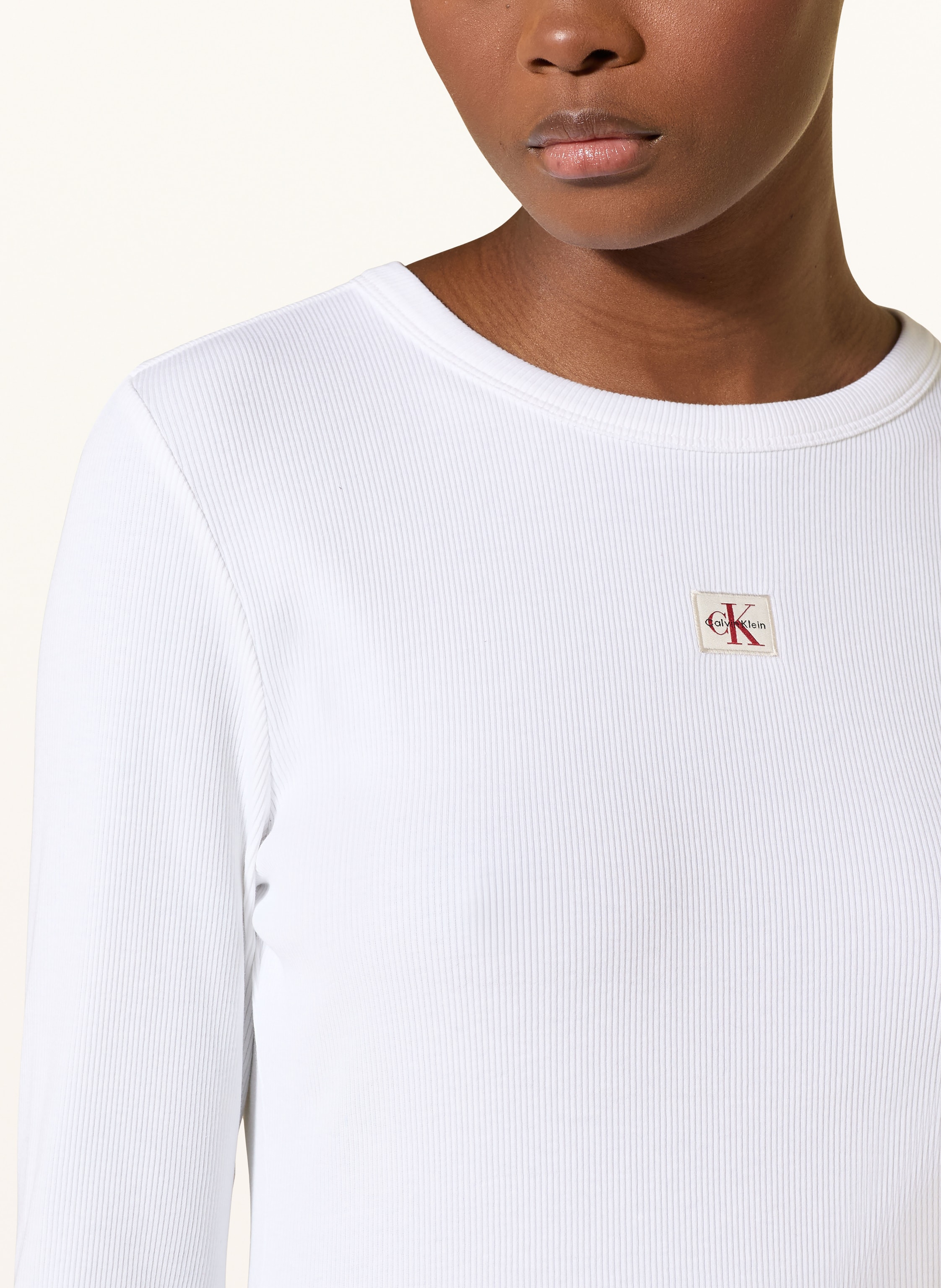 Thumbnail - Calvin Klein Jeans Longsleeve weiss