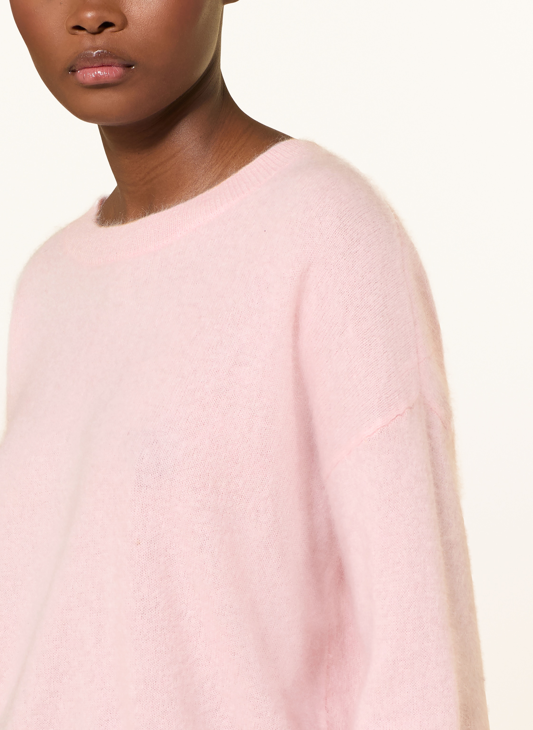 Thumbnail - Lilienfels Cashmere-Pullover Mit 3/4-Arm rosa