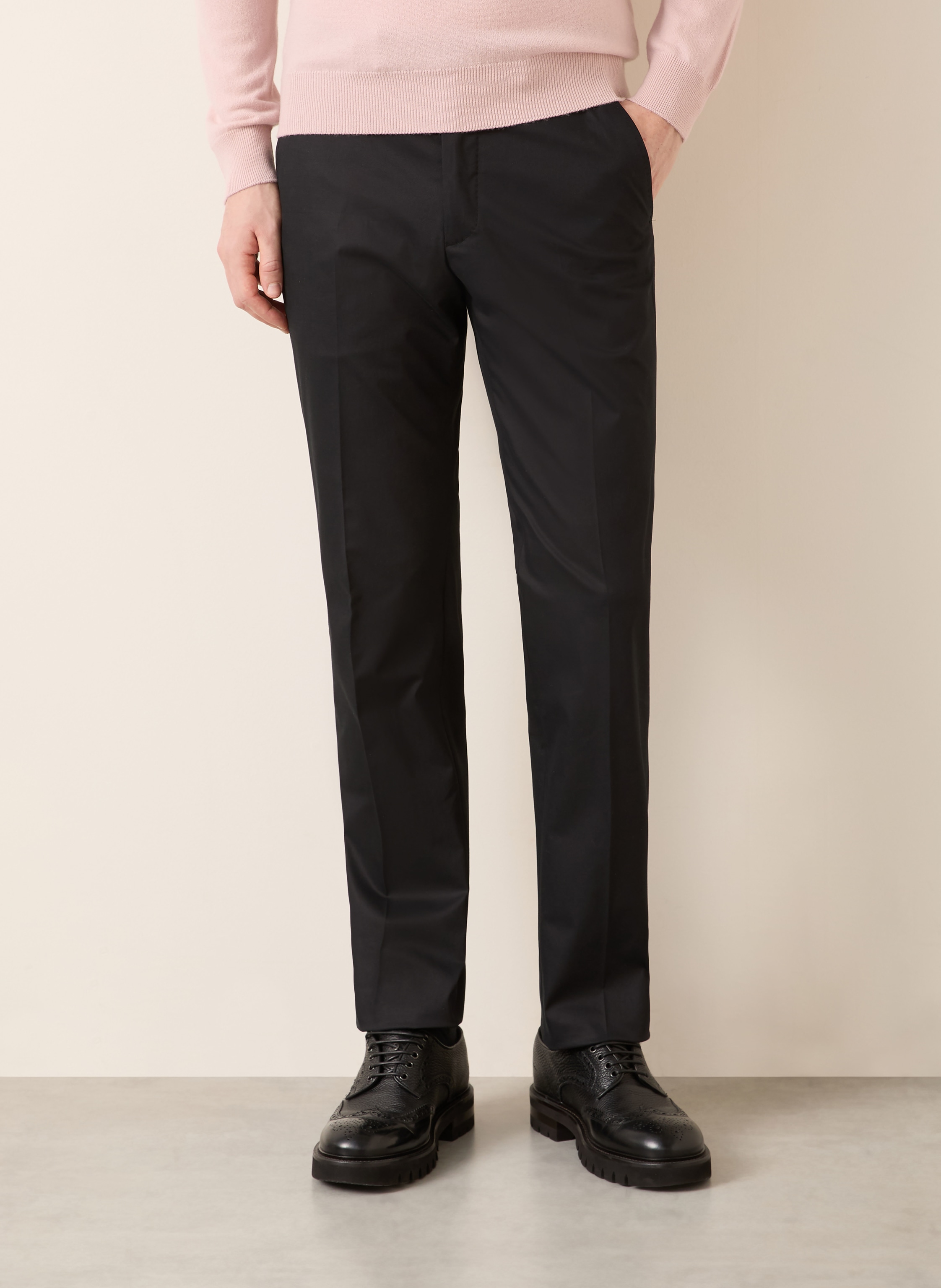 Thumbnail - Zegna Chino Slim Fit schwarz