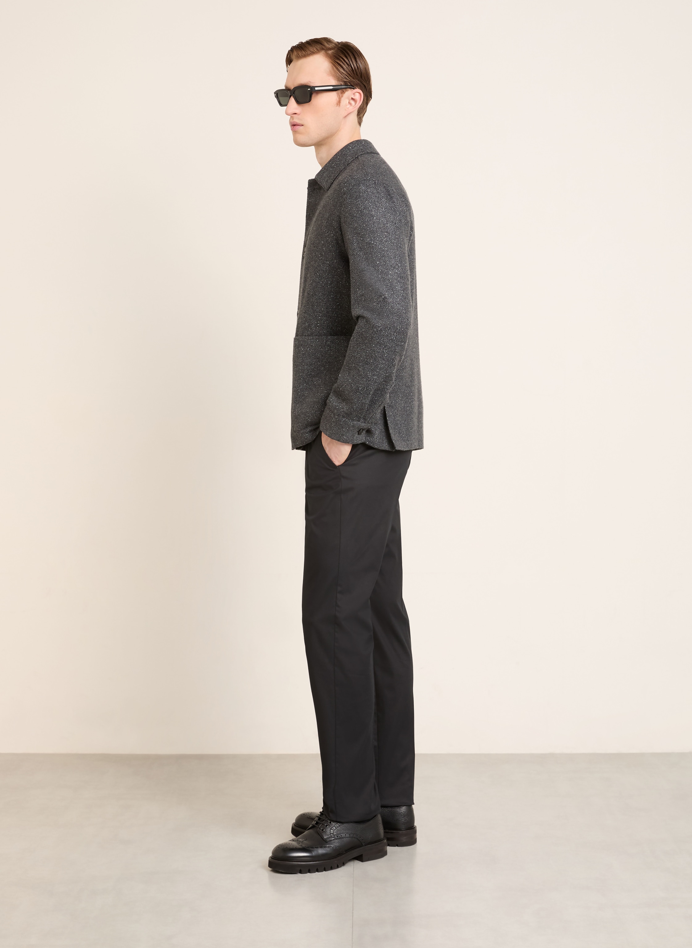Thumbnail - Zegna Chino Slim Fit schwarz