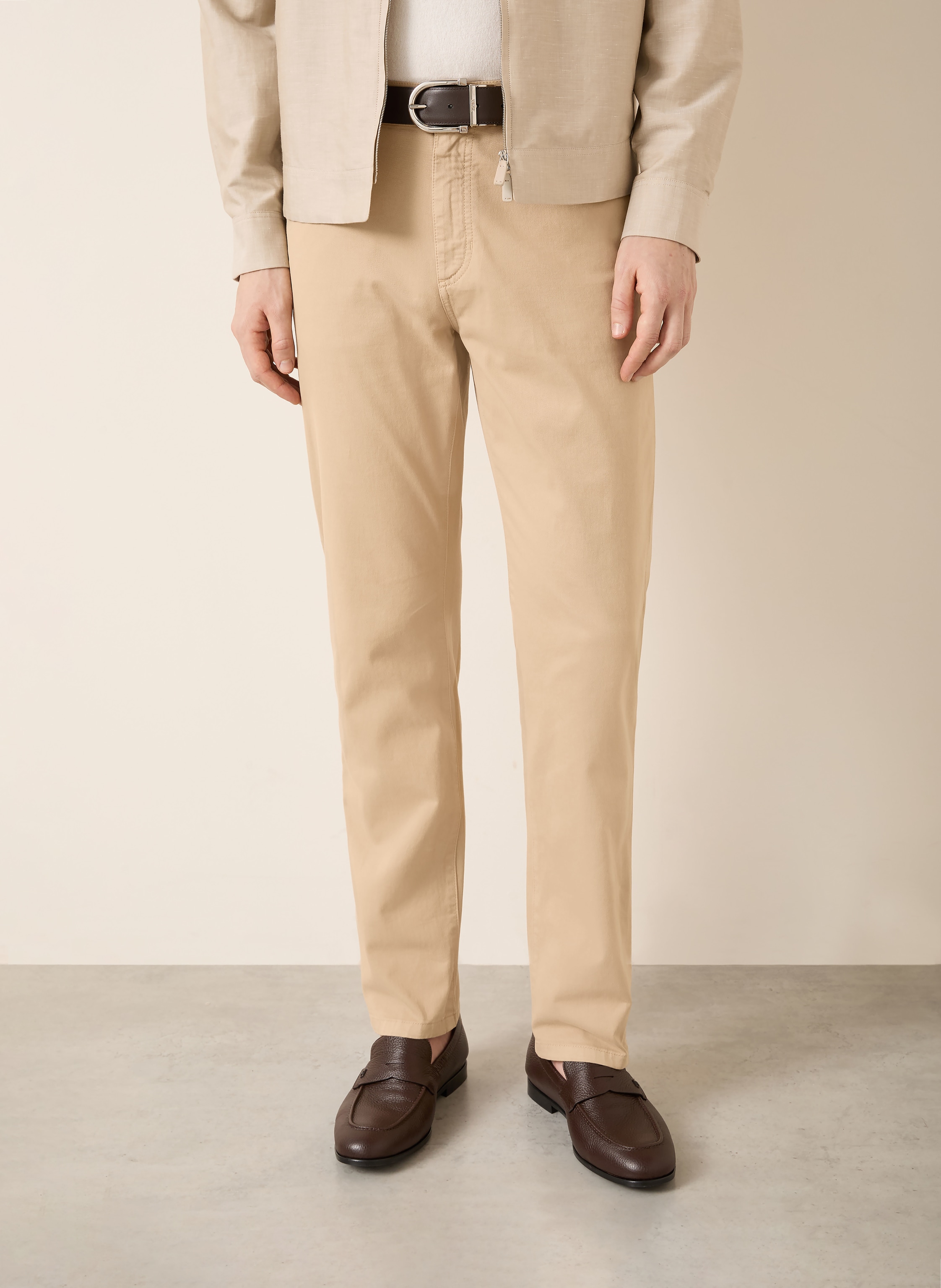 Thumbnail - Zegna Jeans Slim Fit beige