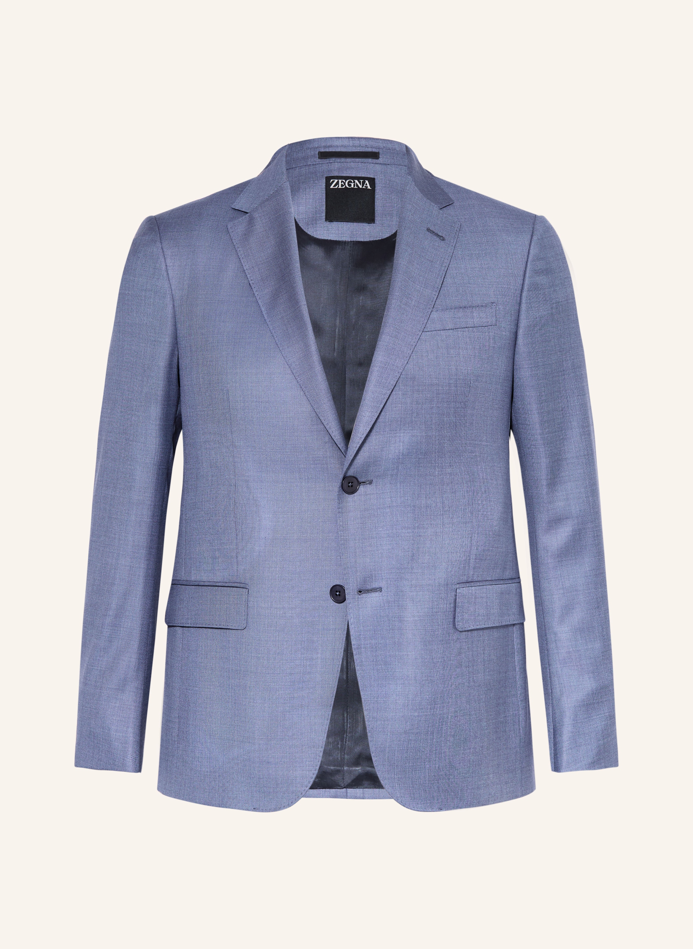 Zegna Zegna Anzug Pinpoint Regular Fit blau in BLAU