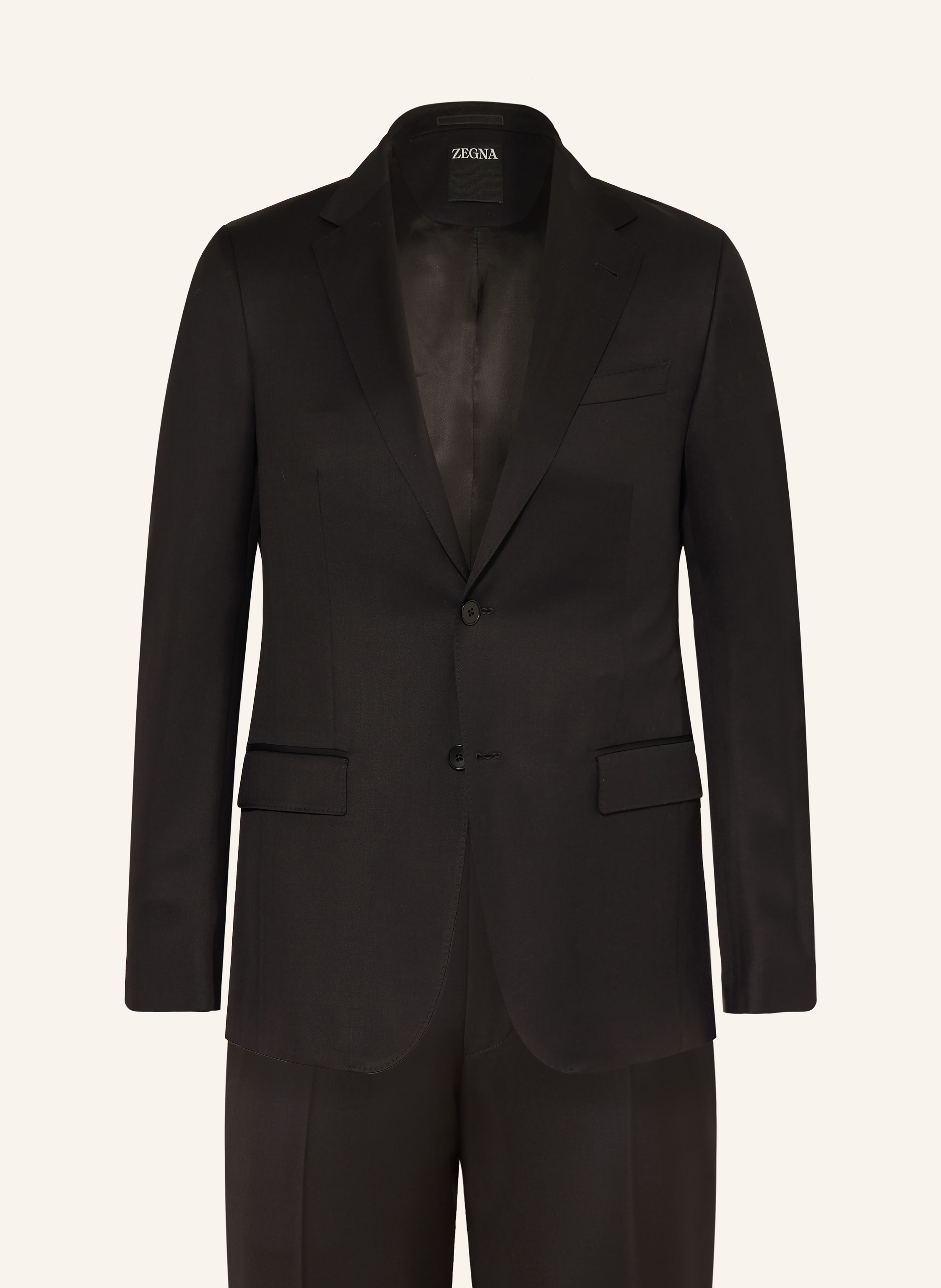 Zegna Zegna Anzug Slim Fit schwarz in SCHWARZ