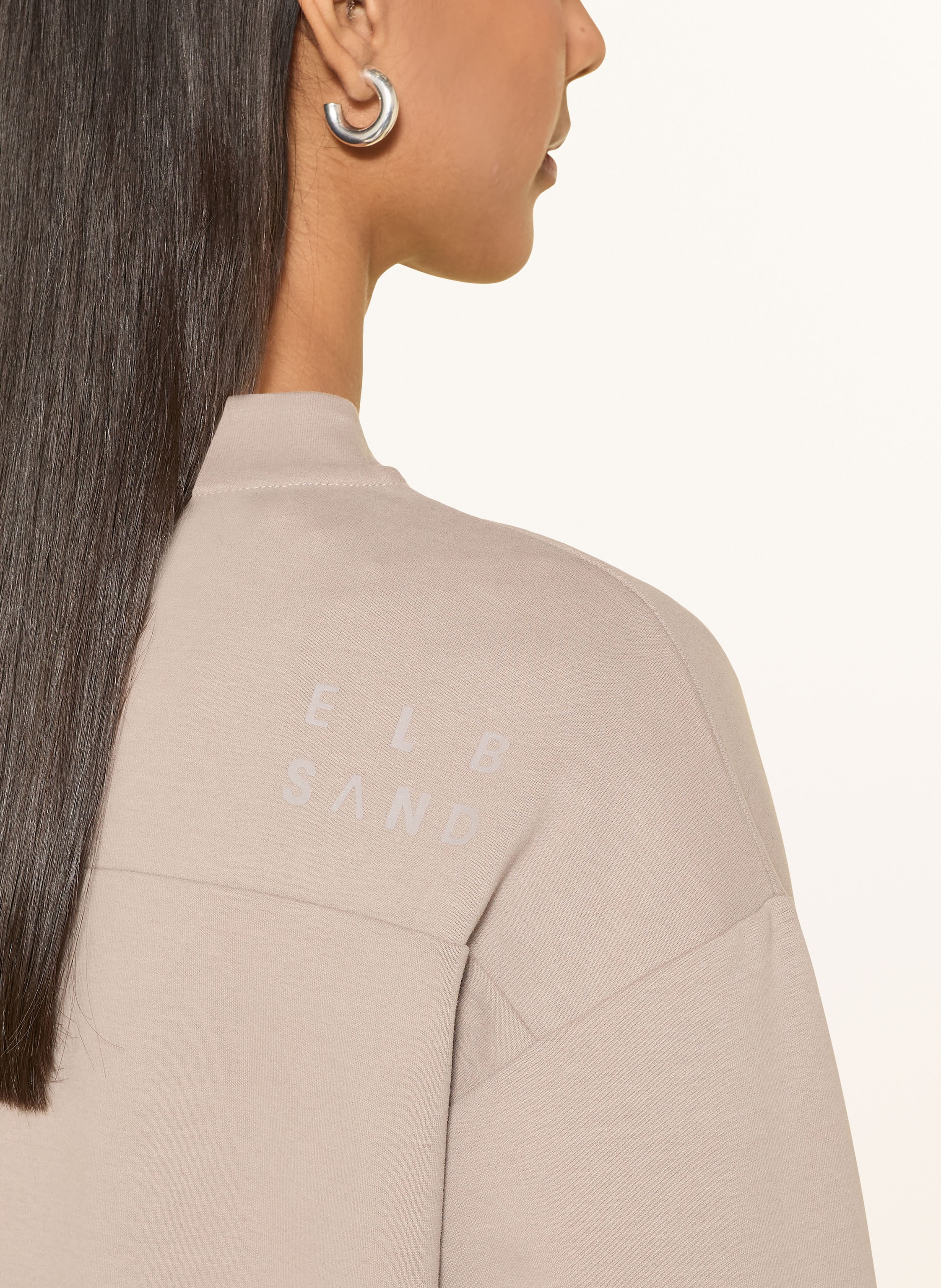 Thumbnail - Elbsand Sweatjacke Enid beige