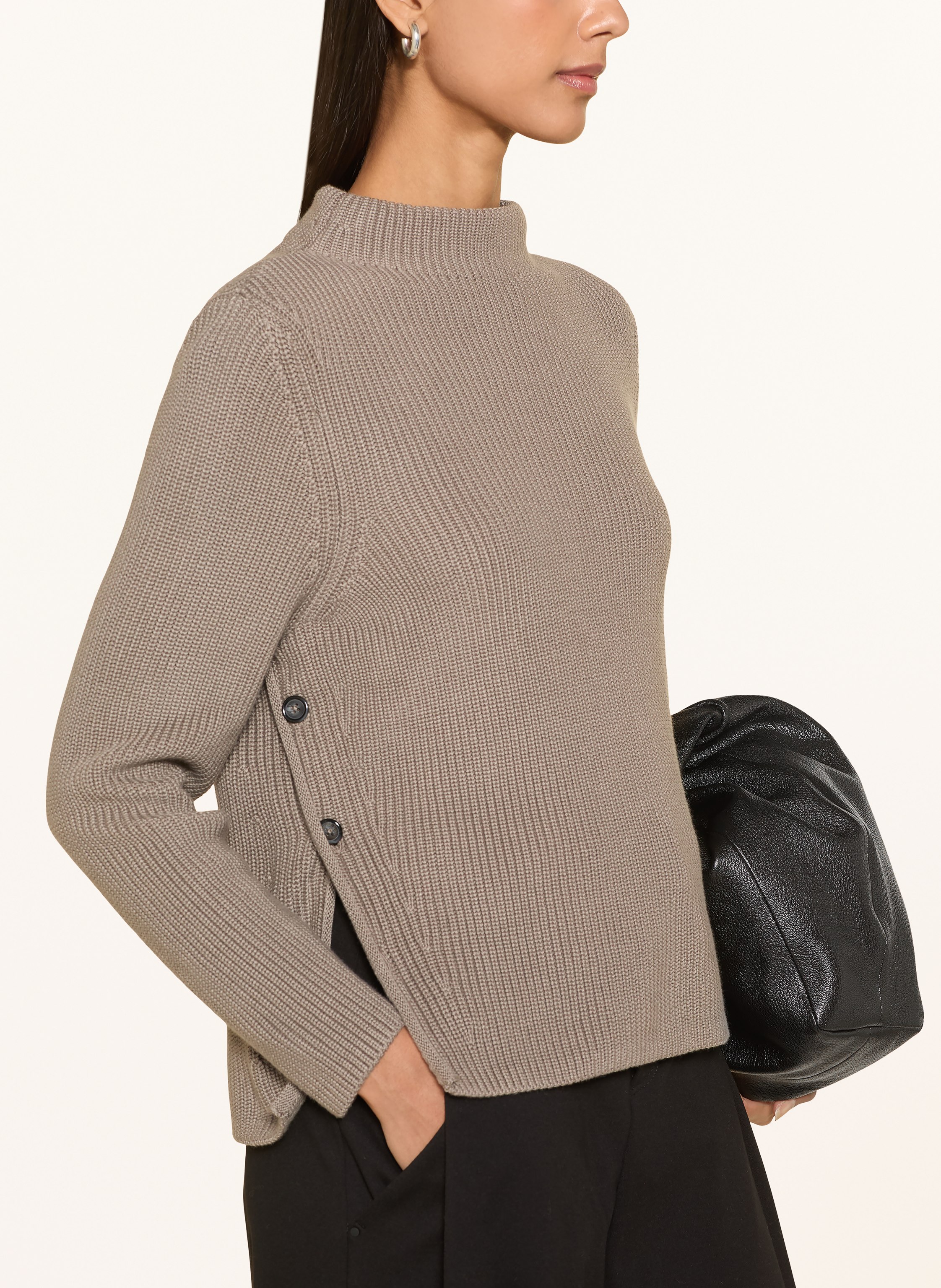 Thumbnail - Oui Pullover gruen