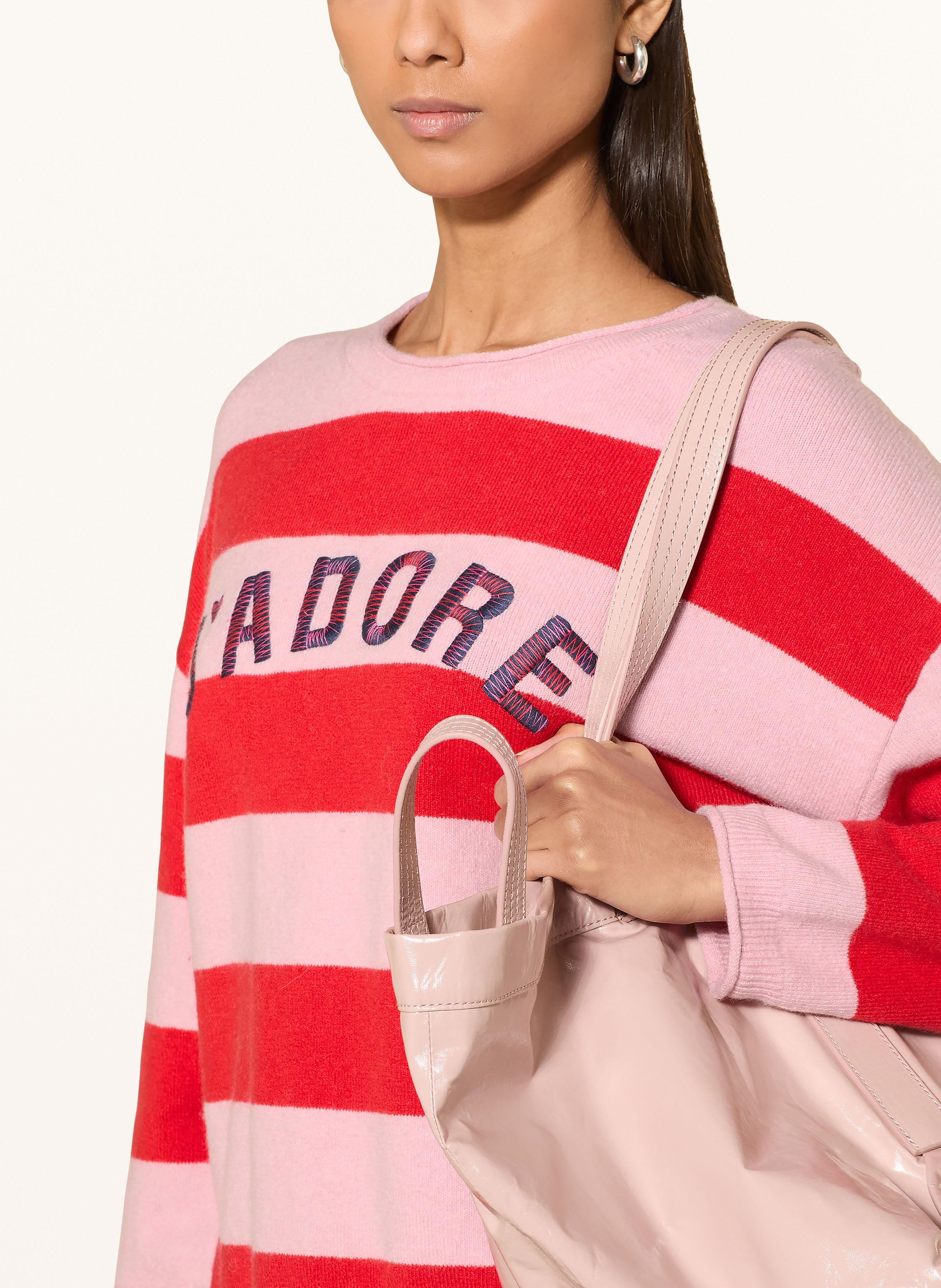 Thumbnail - Oui Pullover rot