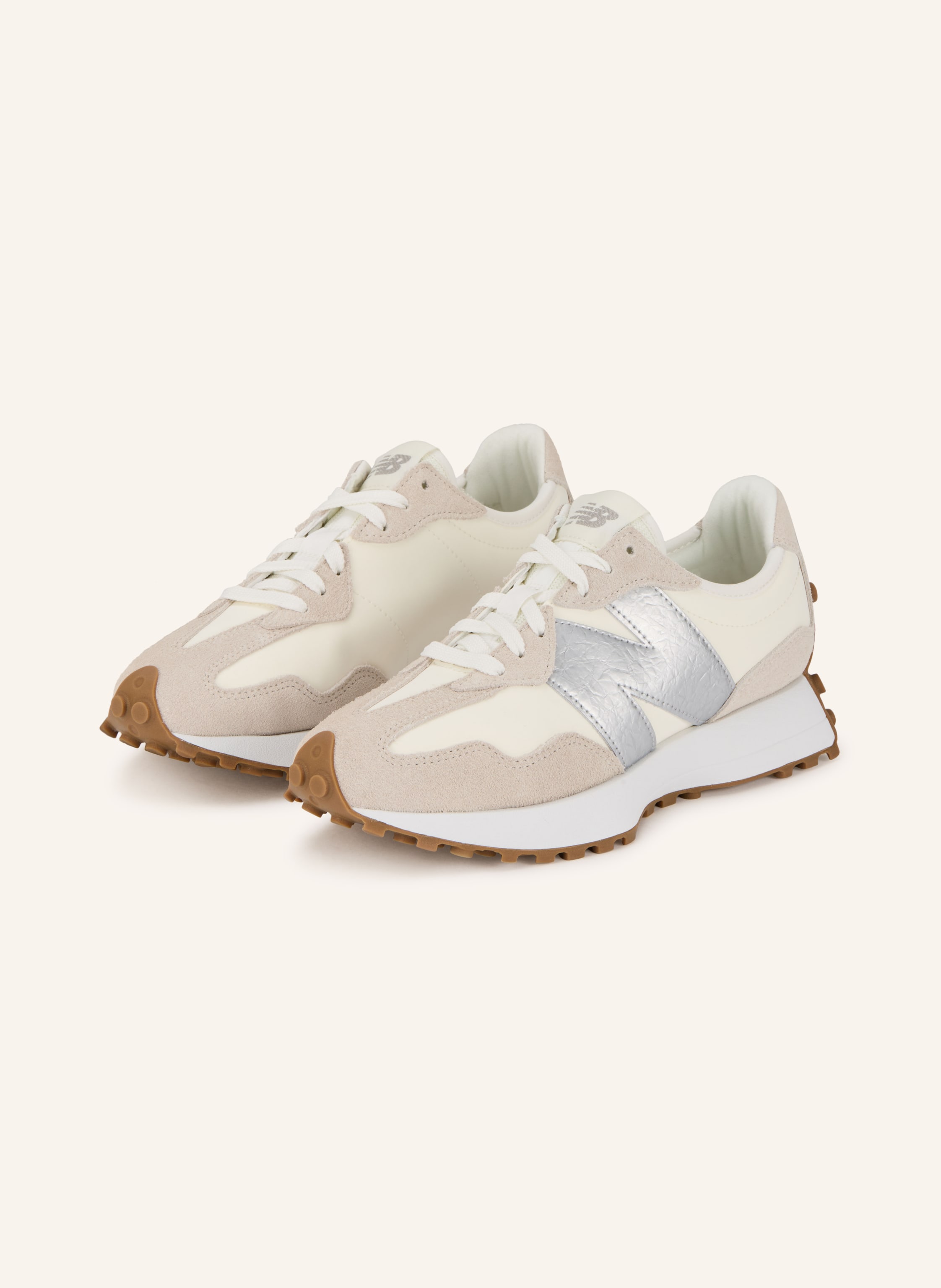 New Balance New Balance Sneaker 327 silber in BEIGE / SILBER / ECRU