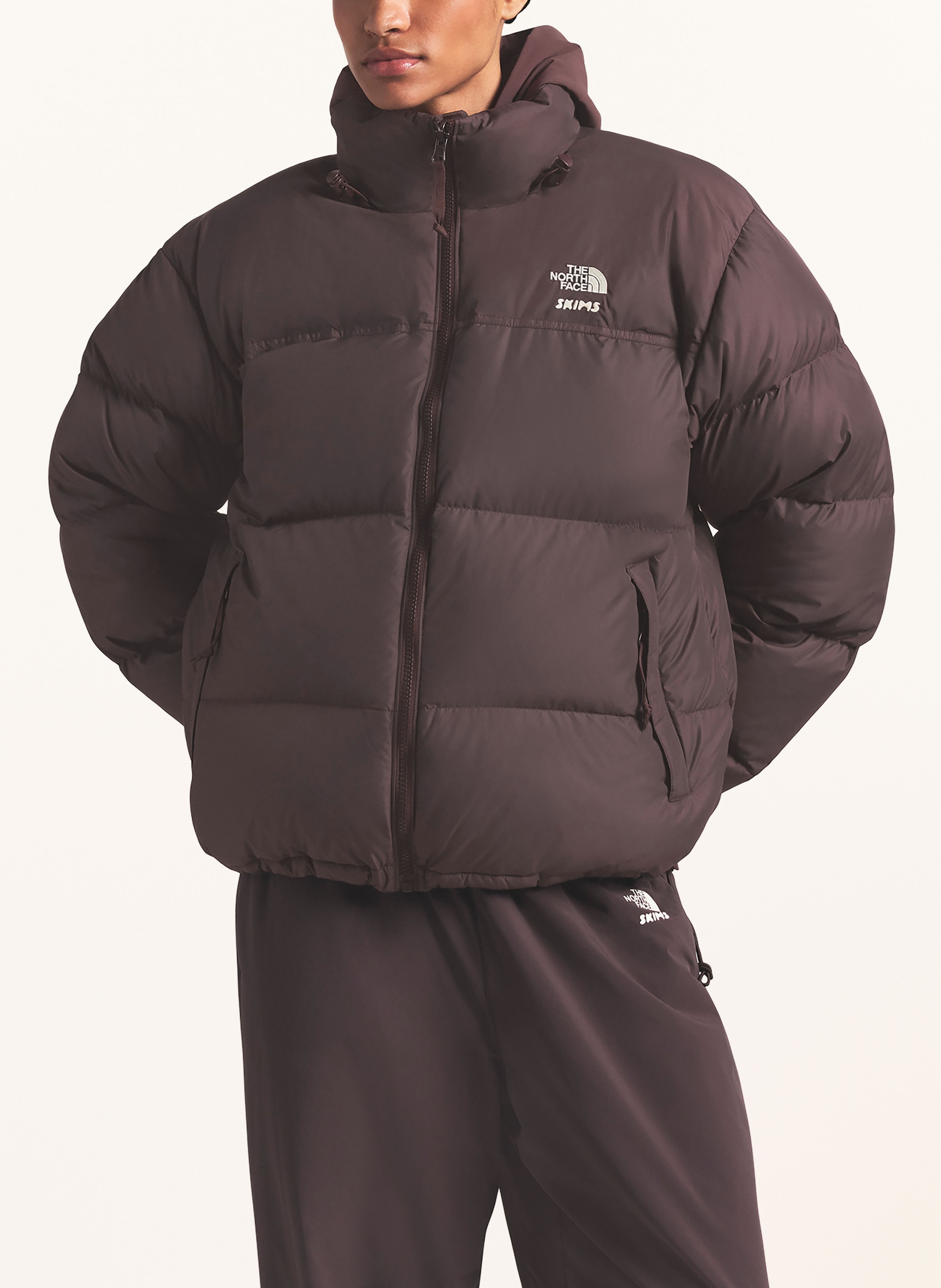 Thumbnail - The North Face X Skims Daunenjacke Tnf X Project K 1996 Nuptse braun