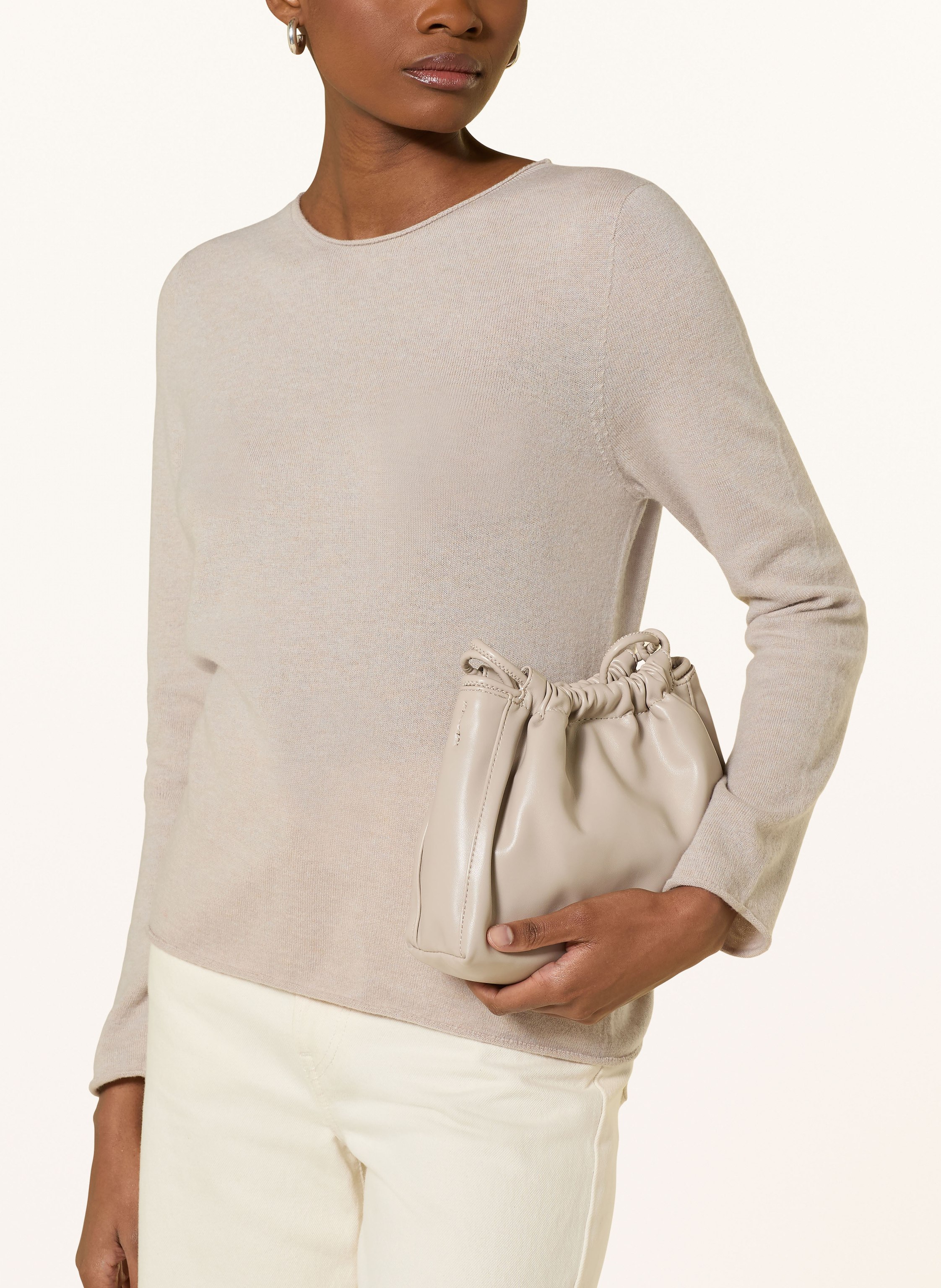 Thumbnail - Maerz Muenchen Pullover Aus Merinowolle beige