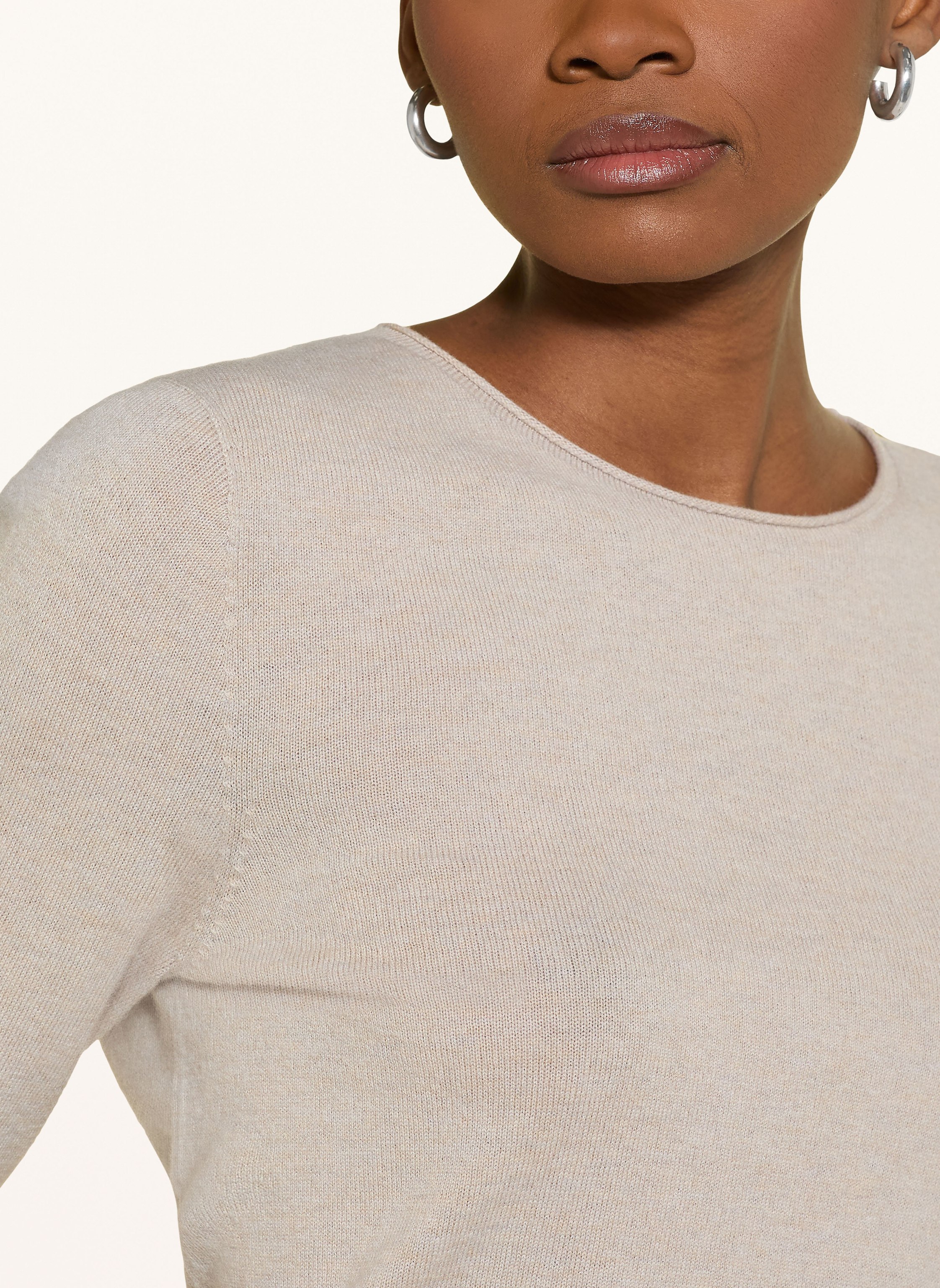 Thumbnail - Maerz Muenchen Pullover Aus Merinowolle beige