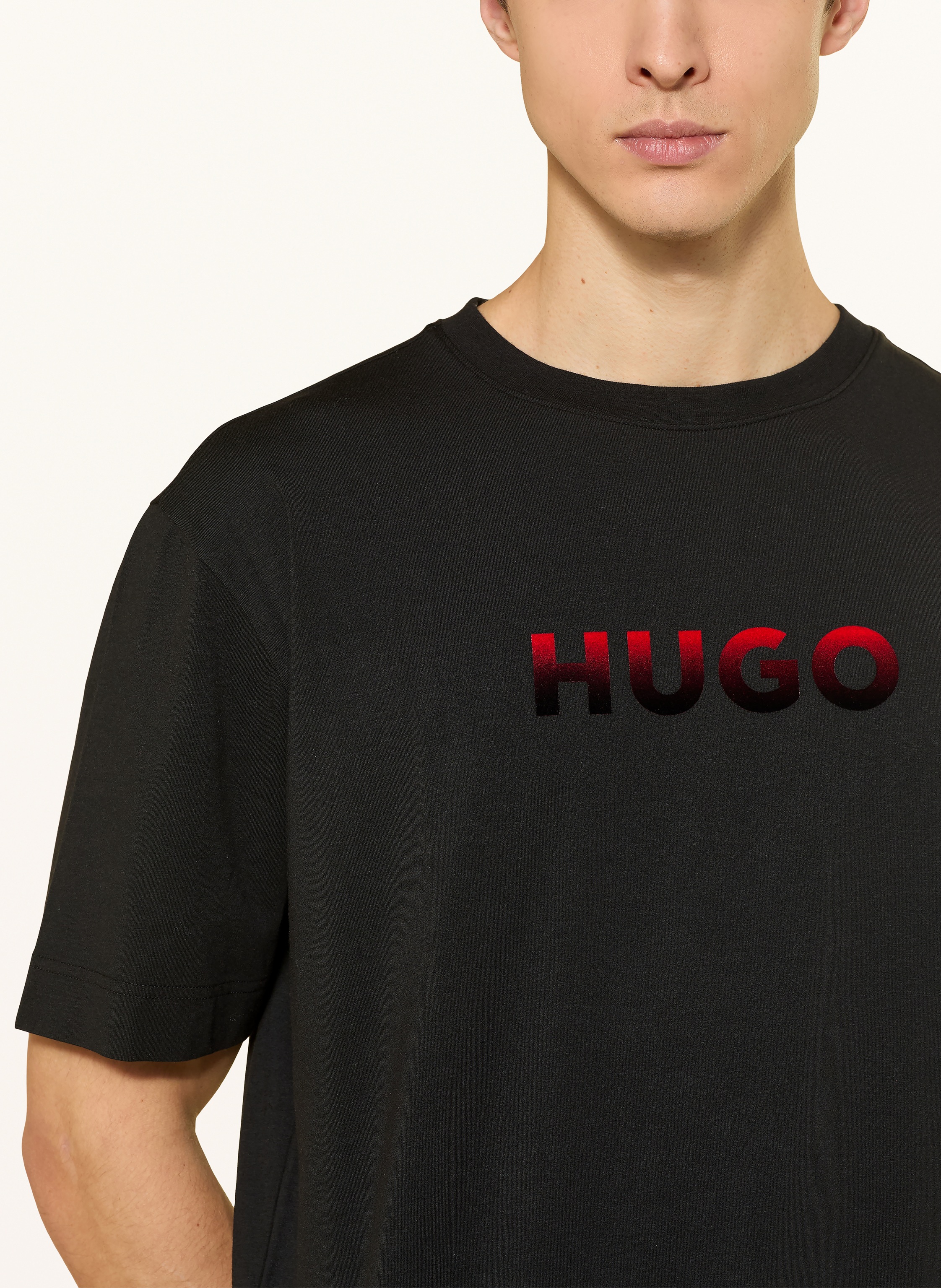 Thumbnail - Hugo Schlafshirt Ray schwarz