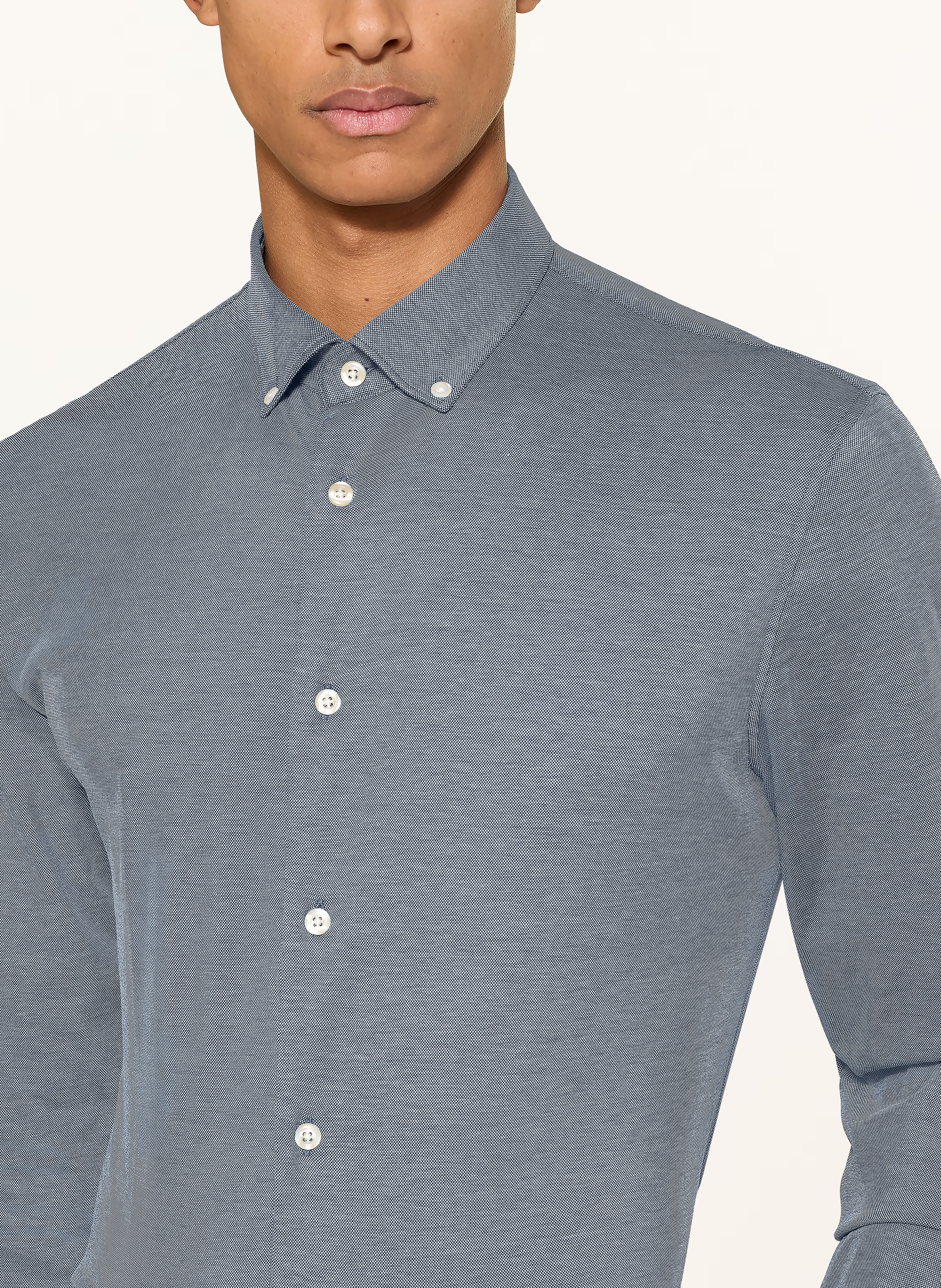 Thumbnail - Maerz Muenchen Hemd Slim Fit blau